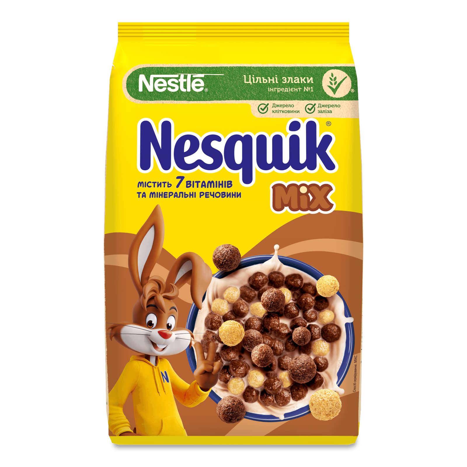 Сніданок сухий Nesquik Mix з вітамінно-мінеральними речовинами - 1