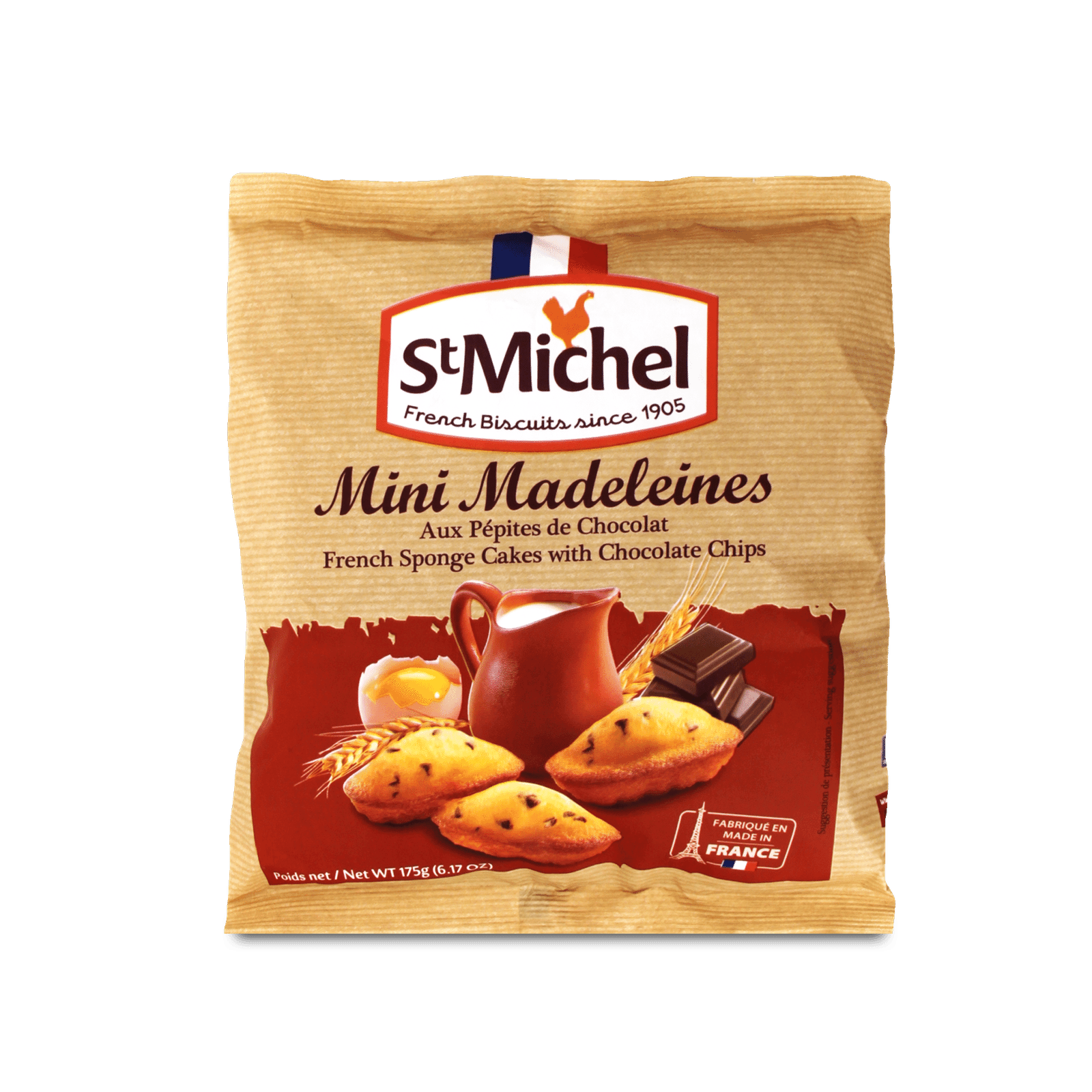 Кекси St Michel Mini Madeleines з шоколадом - 1
