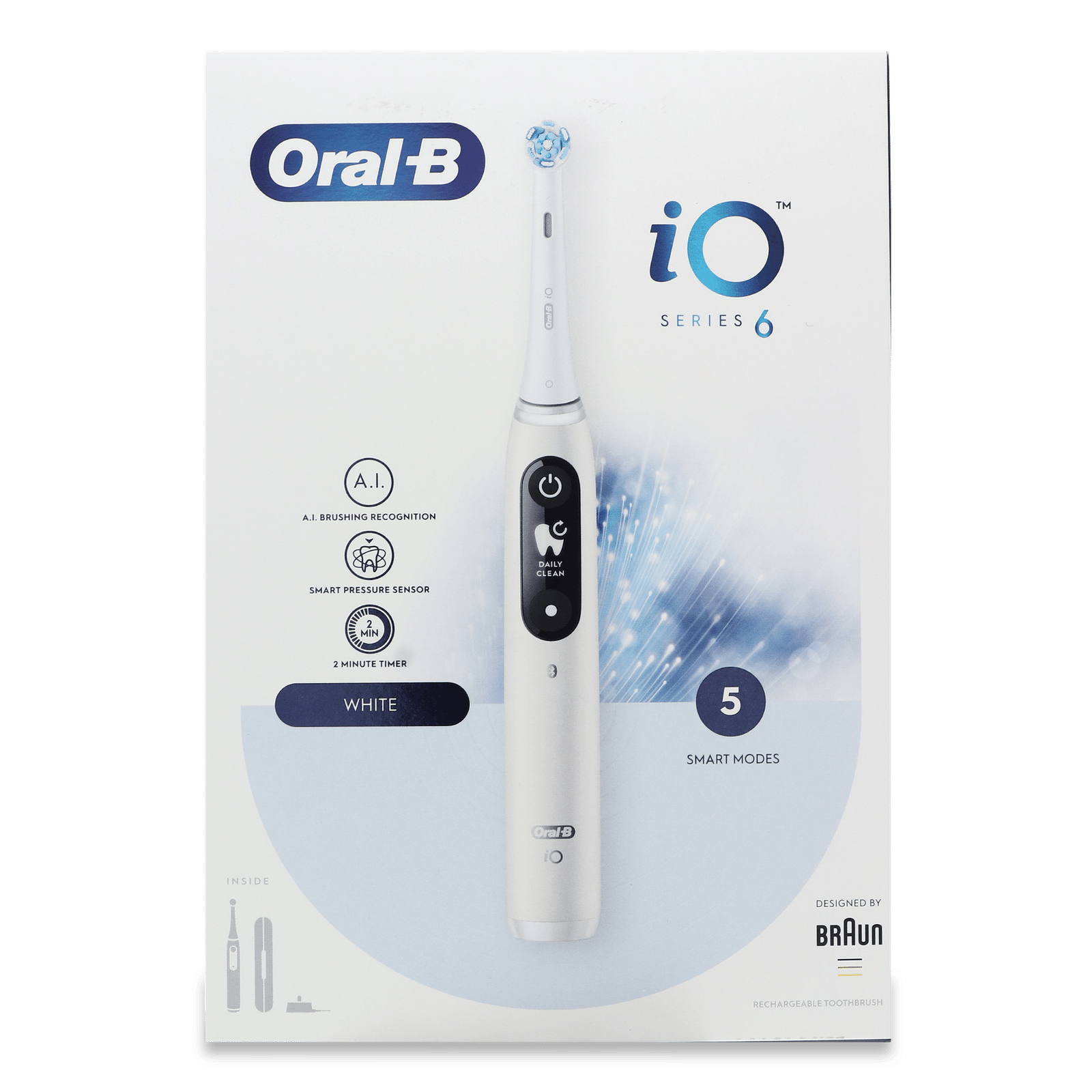 Електрична зубна щітка Oral-B iO Series 6 White 3 - 1