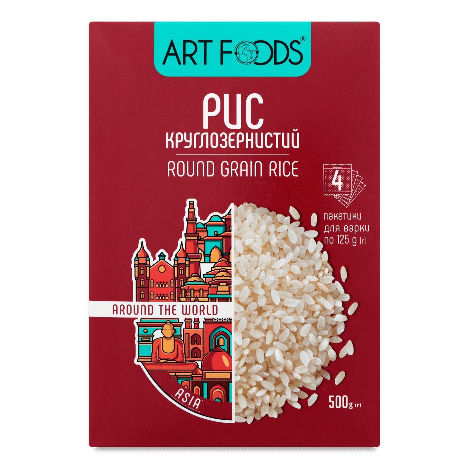 Рис Art Foods круглозернистий - 1