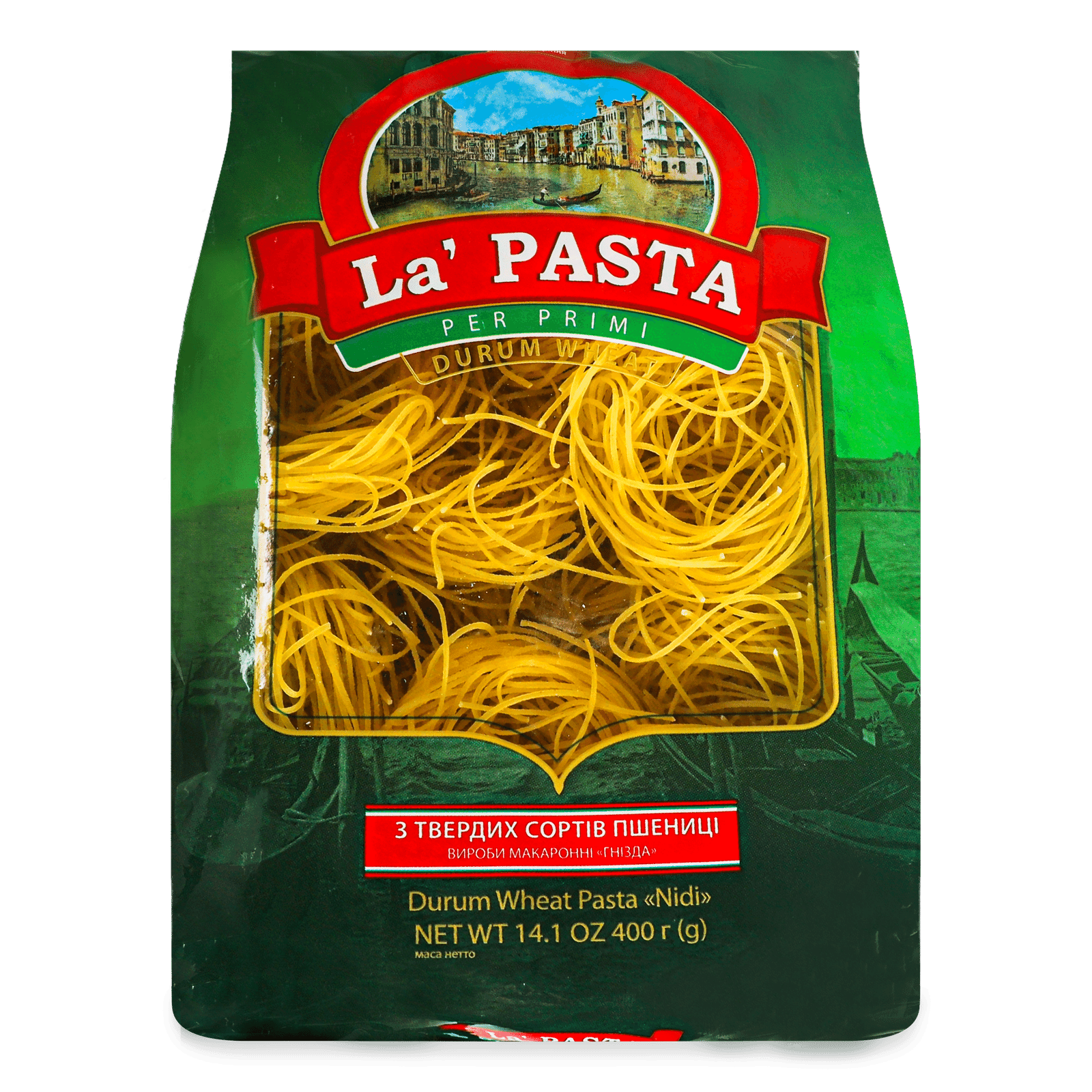 Макаронні вироби La Pasta Гніздо Фіделіні - 1