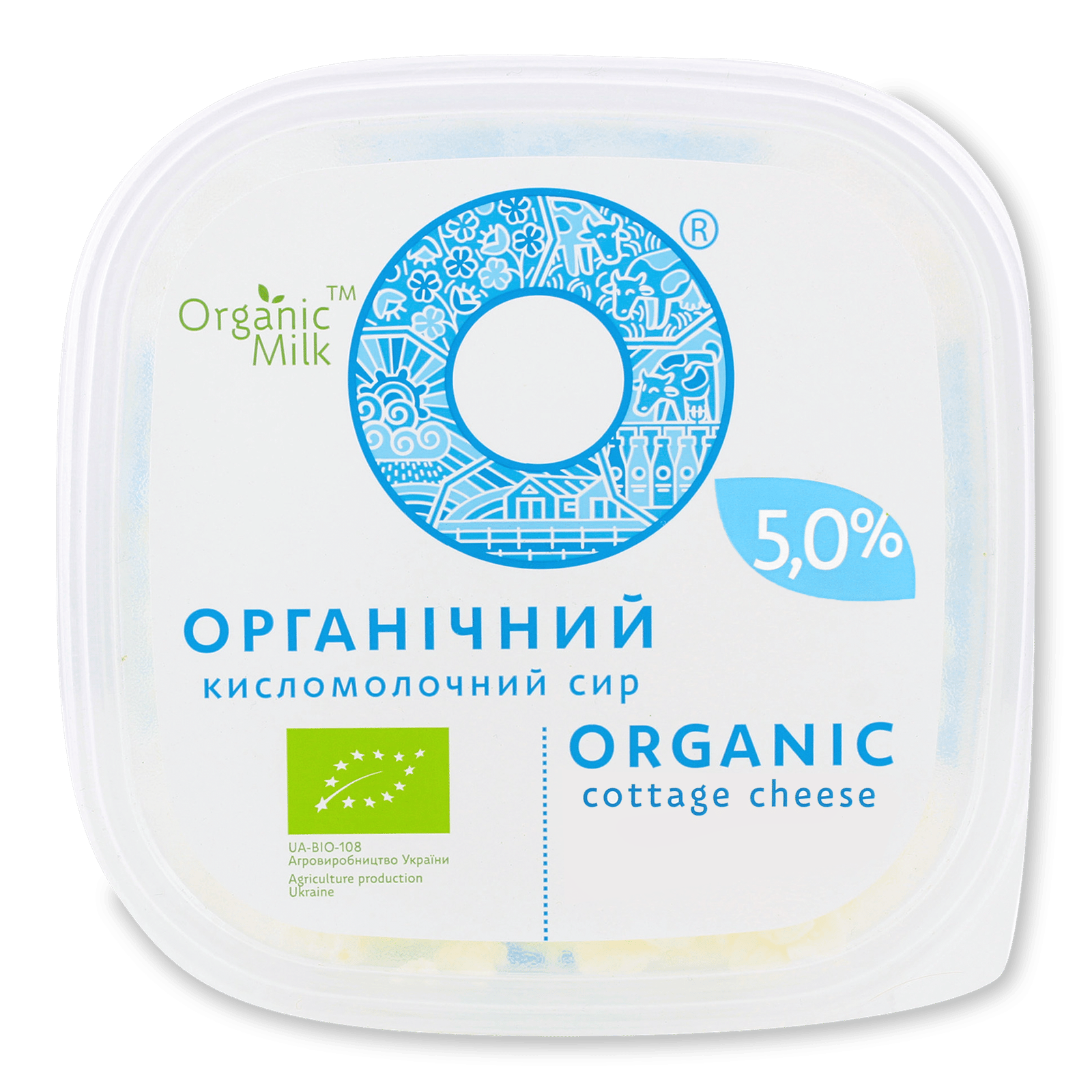 Сир кисломолочний Organic Milk органічний 5% - 1