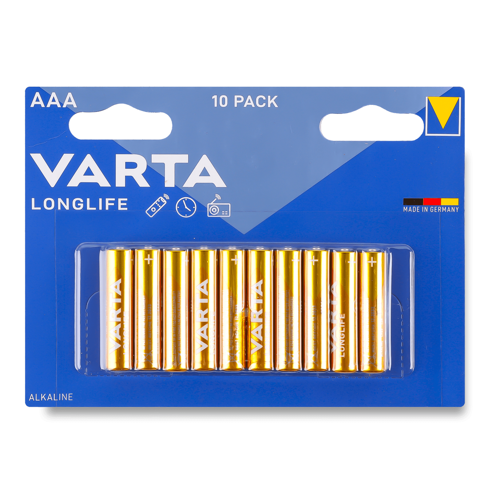 Батарейки Varta Longlife Alkaline AAA BLI10 - 1