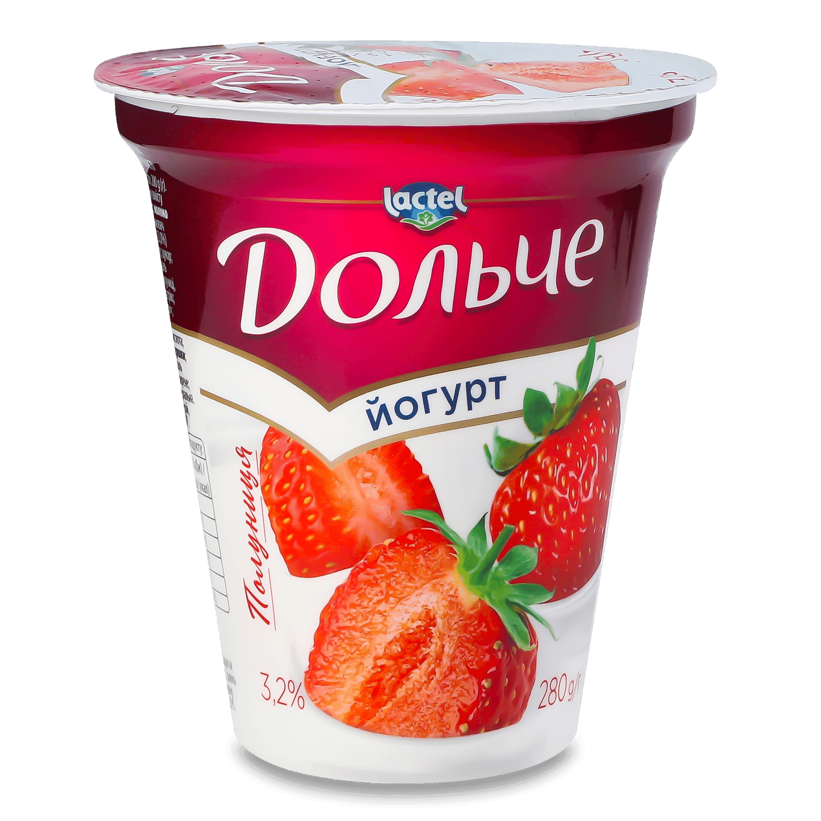 Йогурт «Дольче» з наповнювачем полуниця 3,2% - 1