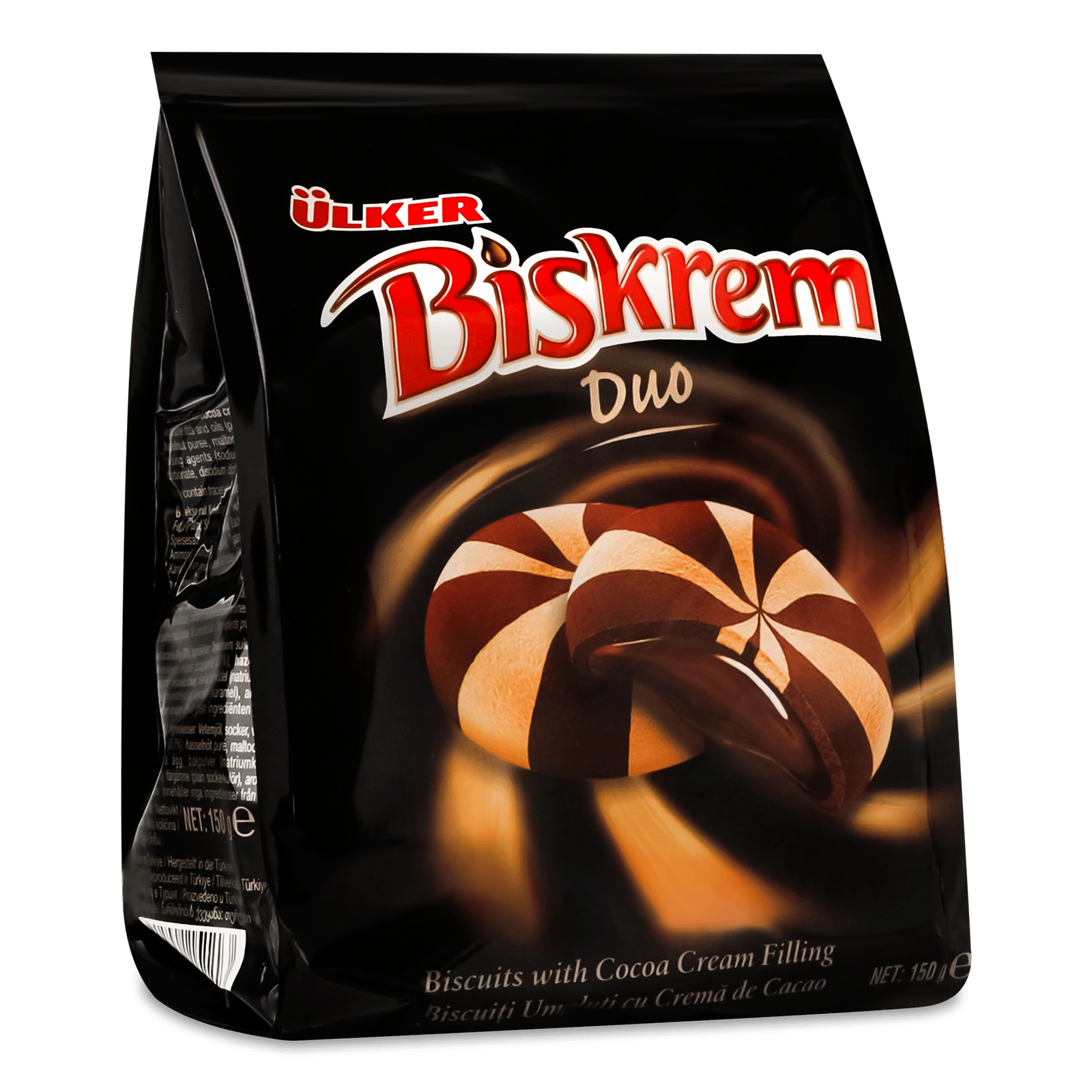 Печиво Ulker Biskrem Duo з какао-кремом - 1