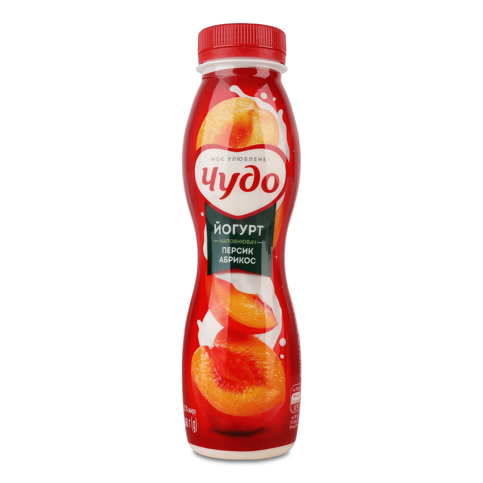 Йогурт «Чудо» персик-абрикос 2,5% - 1