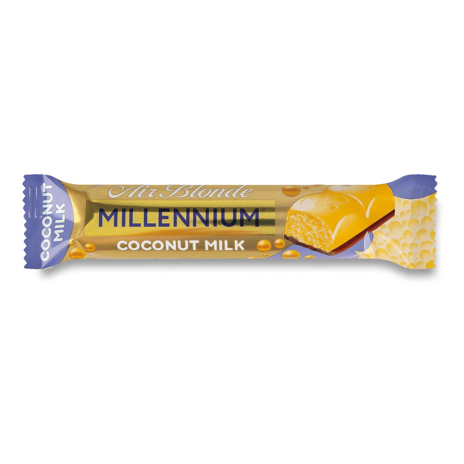 Шоколад біло-молочний Millennium Blonde Coconut пористий - 1