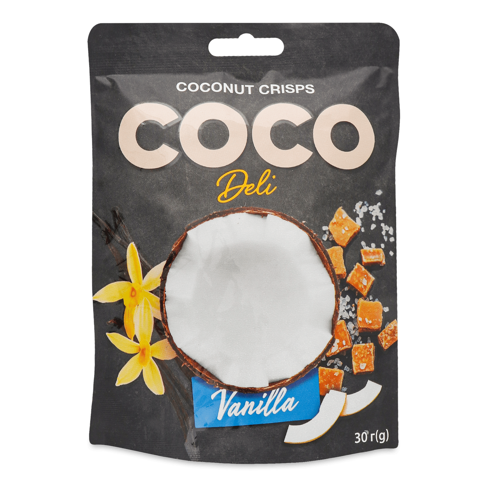 Чипси CocoDeli кокосові з ваніллю - 1