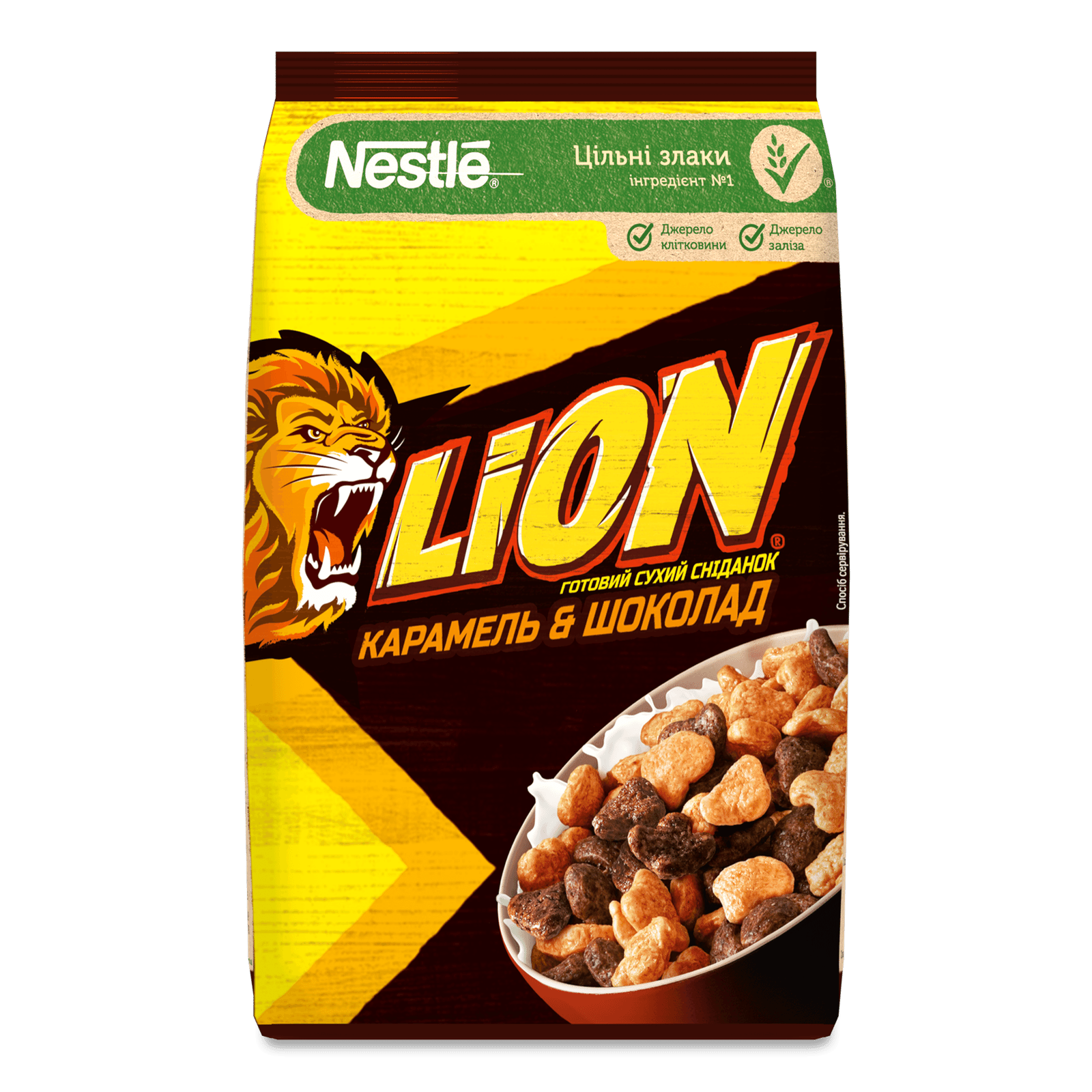 Сніданок сухий Lion карамель та шоколад - 1