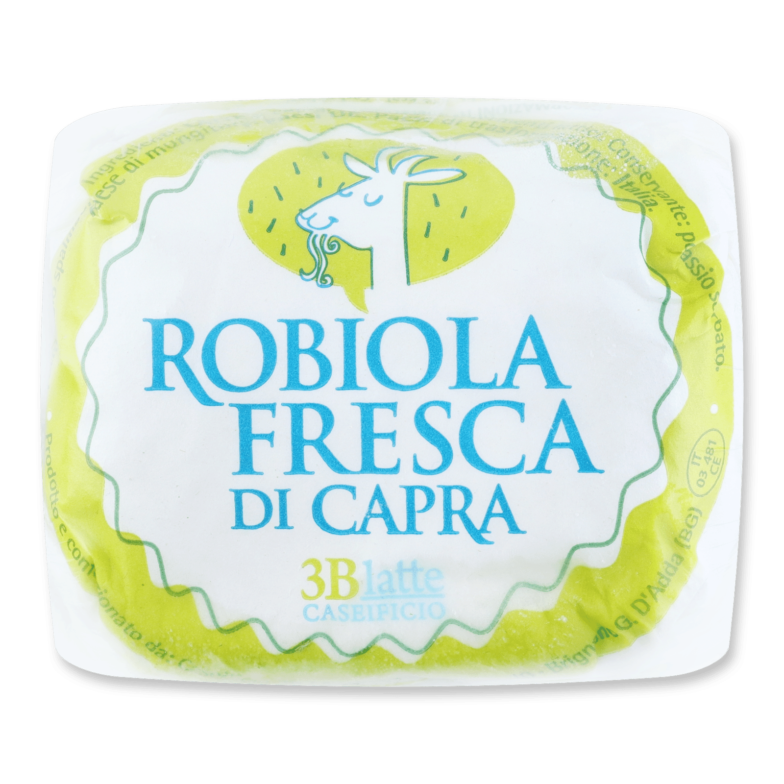 Сир 3B Latte «Робіола Фреска Ді Капра» 59% з козячого молока - 1