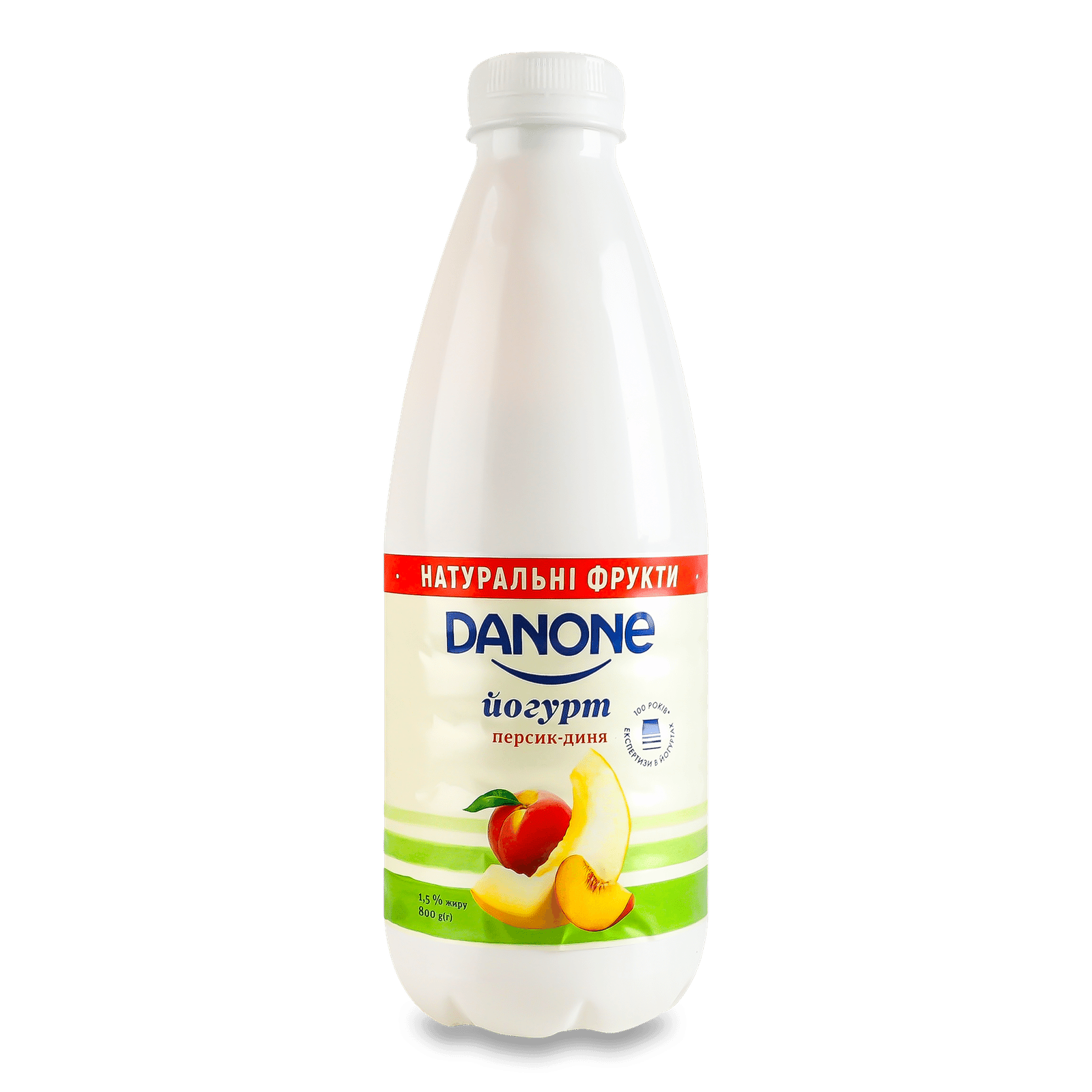 Йогурт Danone персик-диня питний 1,5% - 1