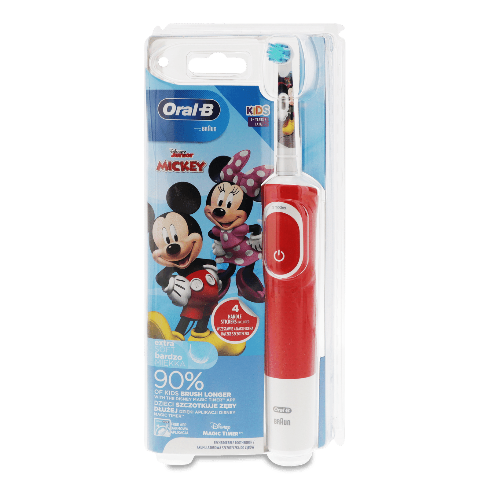 Електрична зубна щітка Oral-B Mickey 3+ років - 1