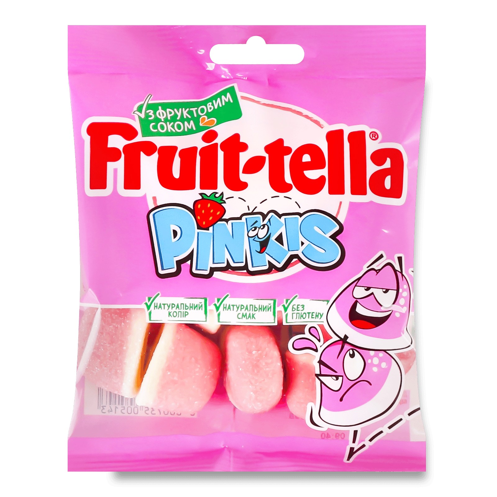 Мармелад жувальний Fruittella Pinkis - 1