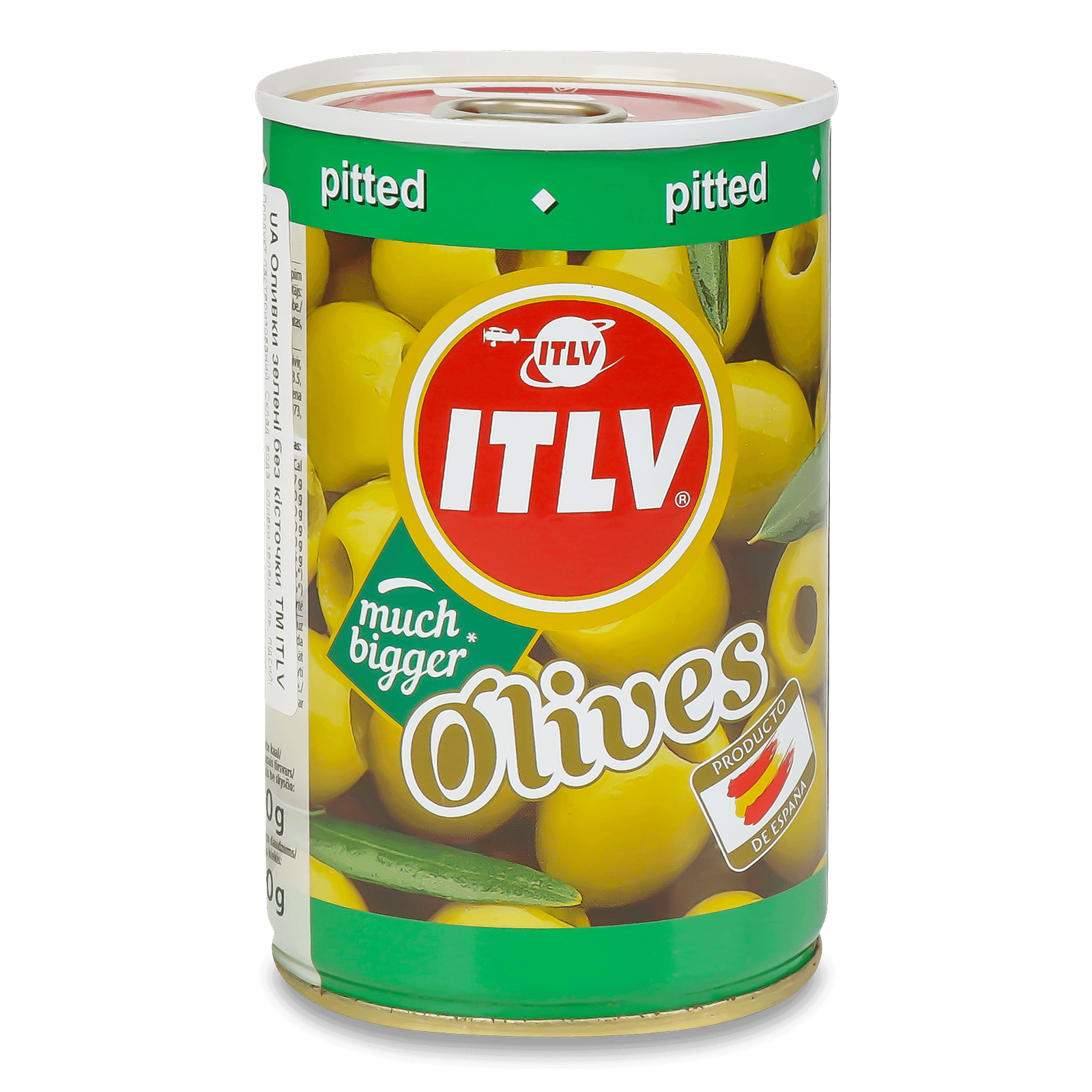 Оливки ITLV зелені без кісточки - 1