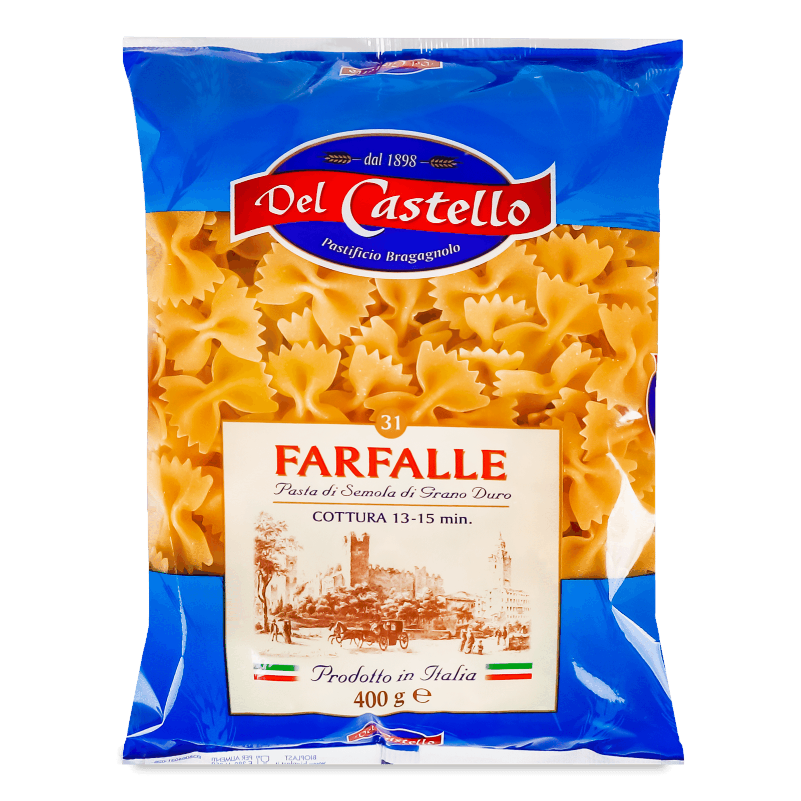 Вироби макаронні Del Castello «Фарфалле» - 1