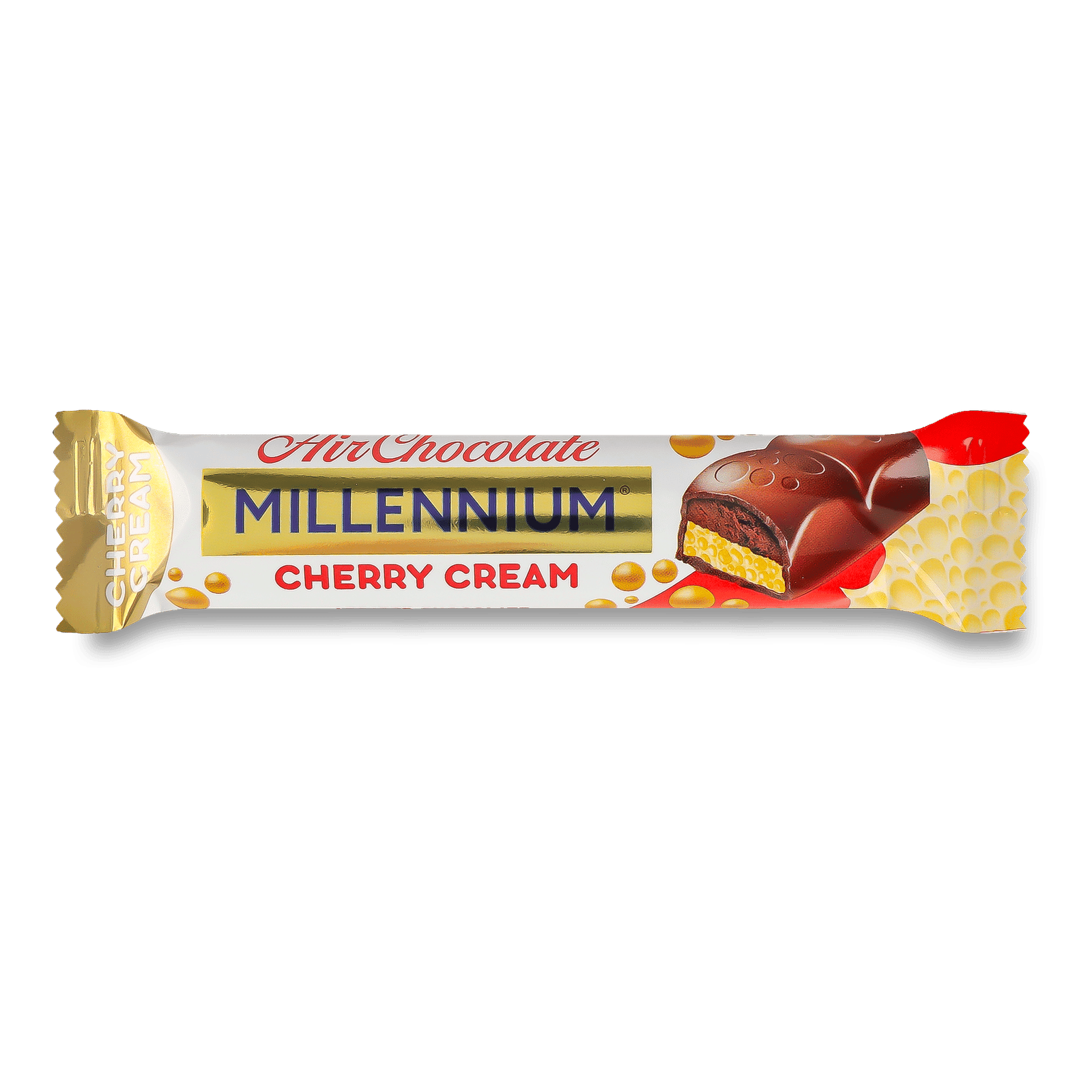 Шоколад молочний Millennium з вишневою начинкою пористий - 1