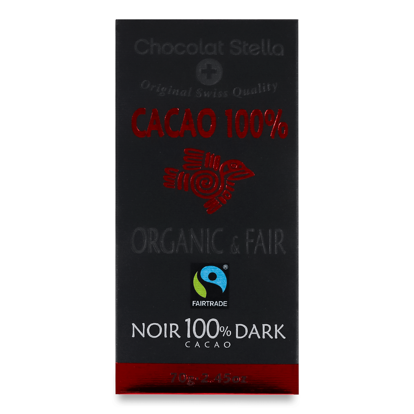 Шоколад чорний Chocolat Stella з ваніллю 100% органічний - 1