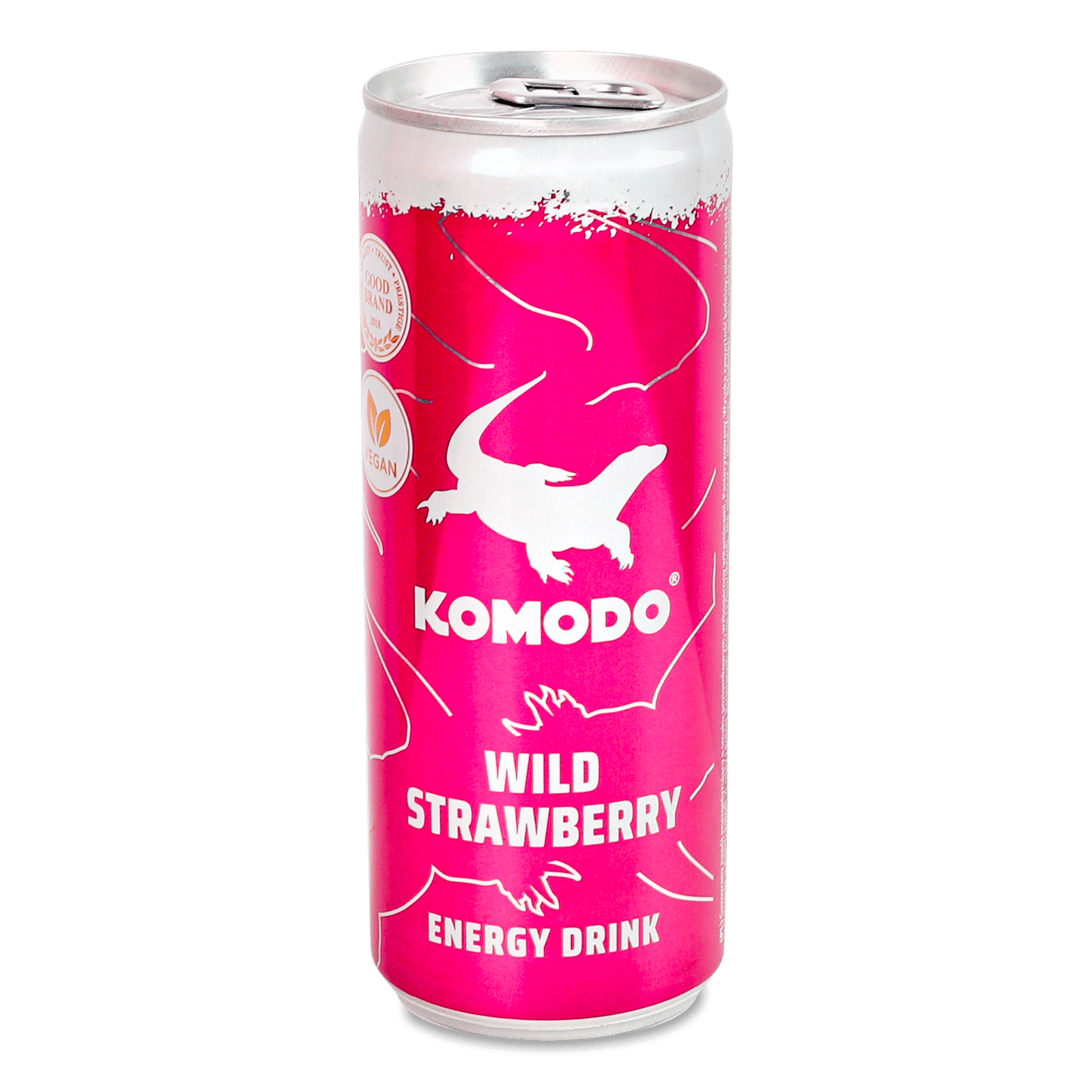 Напій енергетичний Komodo Wild Strawberry газований з/б - 1