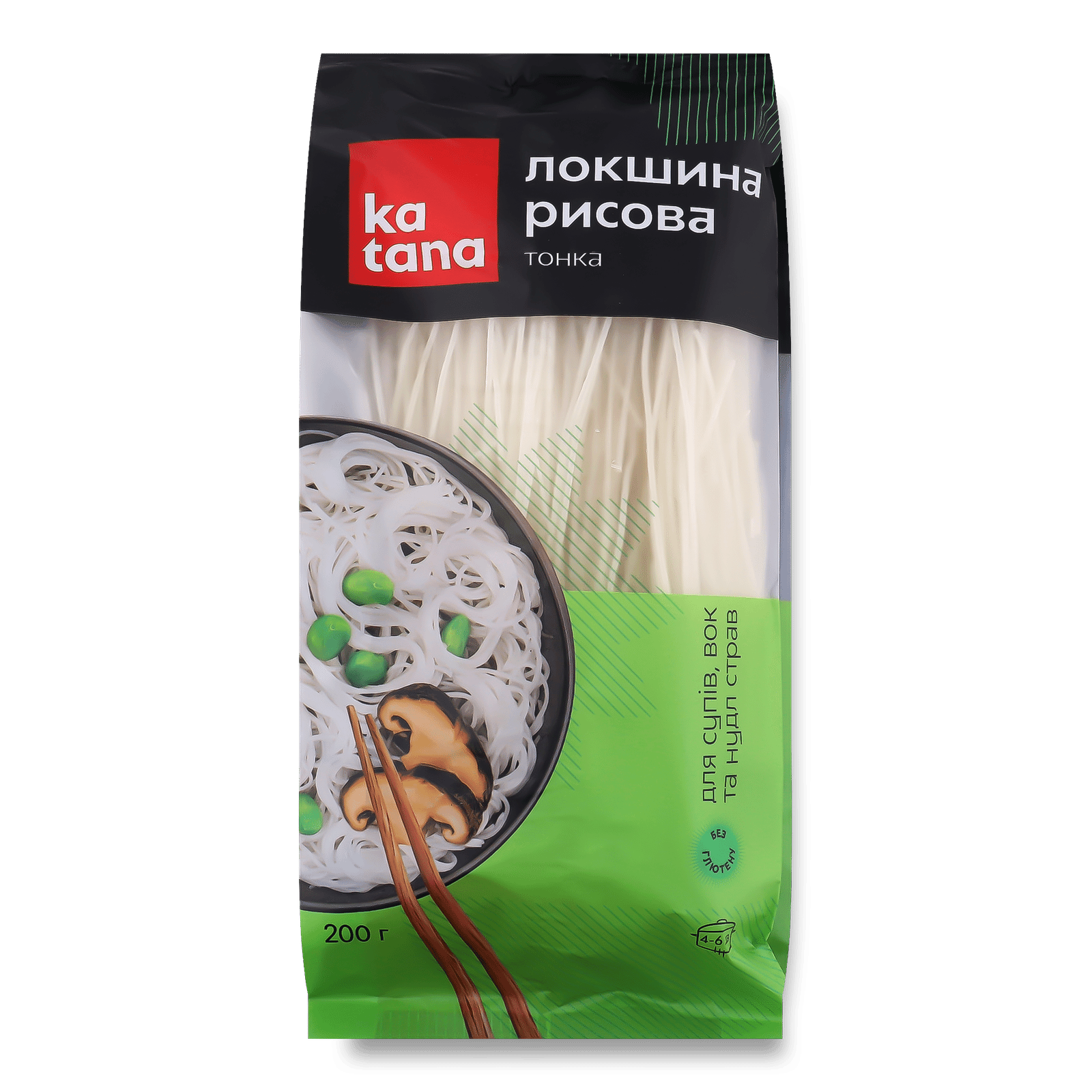 Локшина Katana рисова тонка - 1