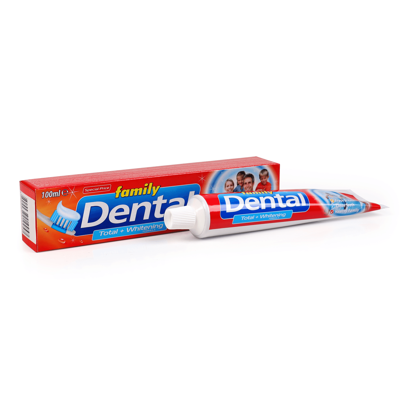 Паста зубна Dental Family «Комплексний захист та відбілювання» - 1