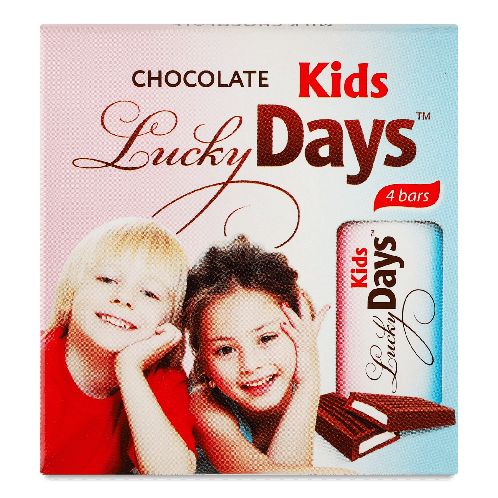 Шоколад молочний Kids Lucky Days з молочною начинкою - 1