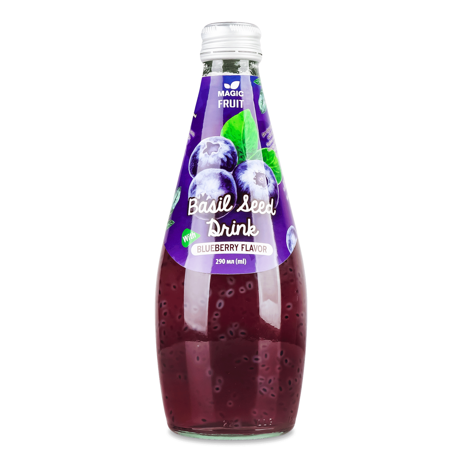 Напій Magic Fruit смак чорниці з насінням базиліку - 1