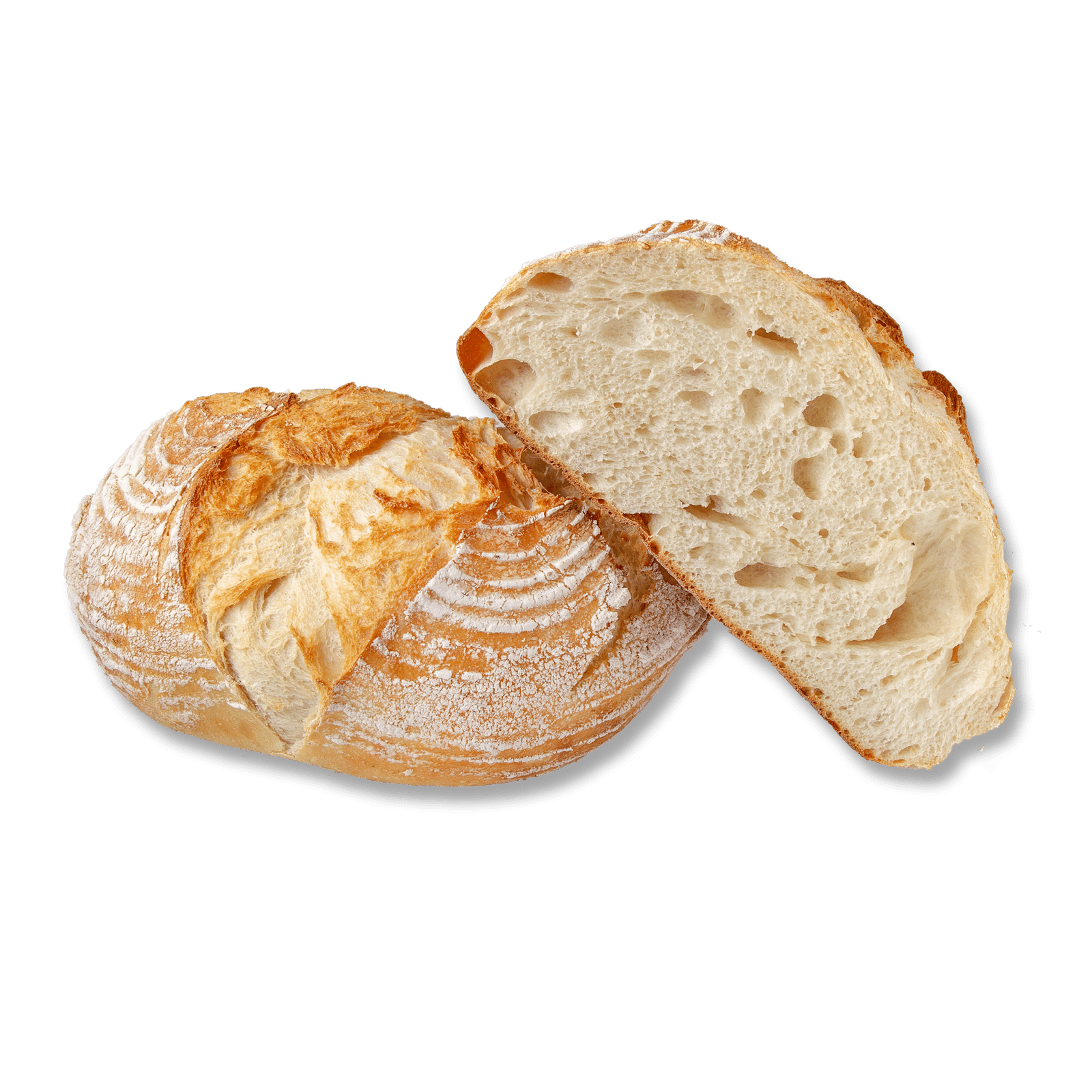 Хліб «Крафтяр» «Вулкан» подовий половинка - 1