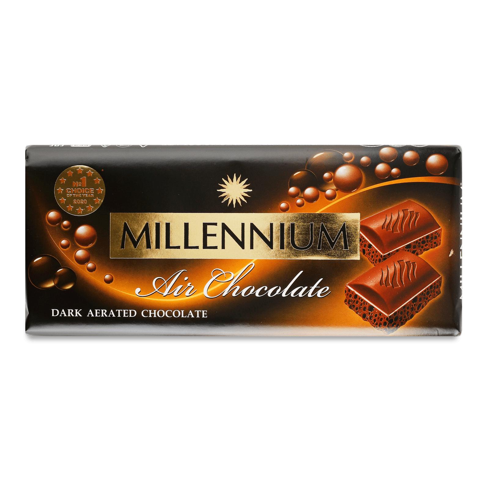 Шоколад чорний Millennium пористий - 1