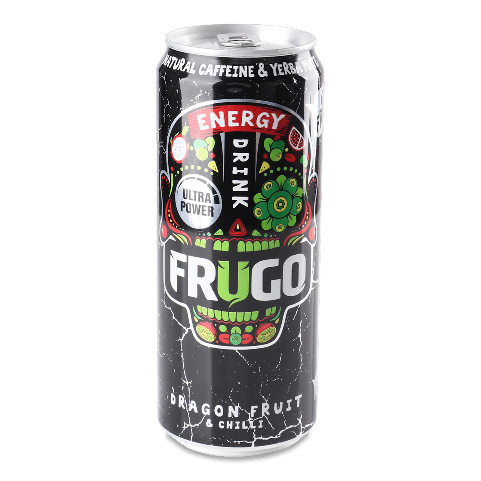 Напій енергетичний Frugo Wild Punch Black безалкогольний з/б - 1
