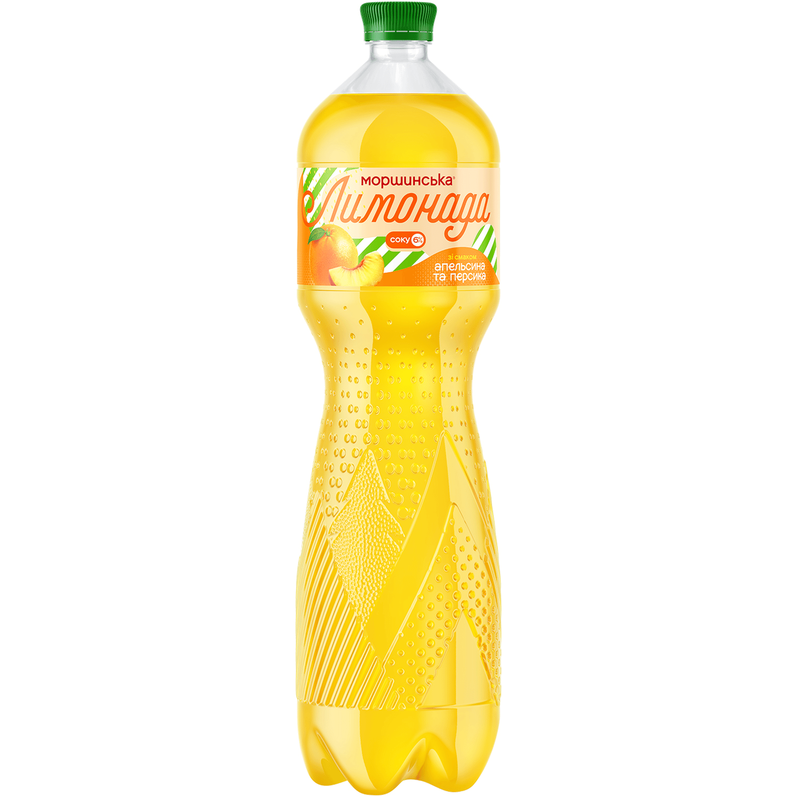 Напій соковмісний Моршинська Лимонада апельсин-персик - 1
