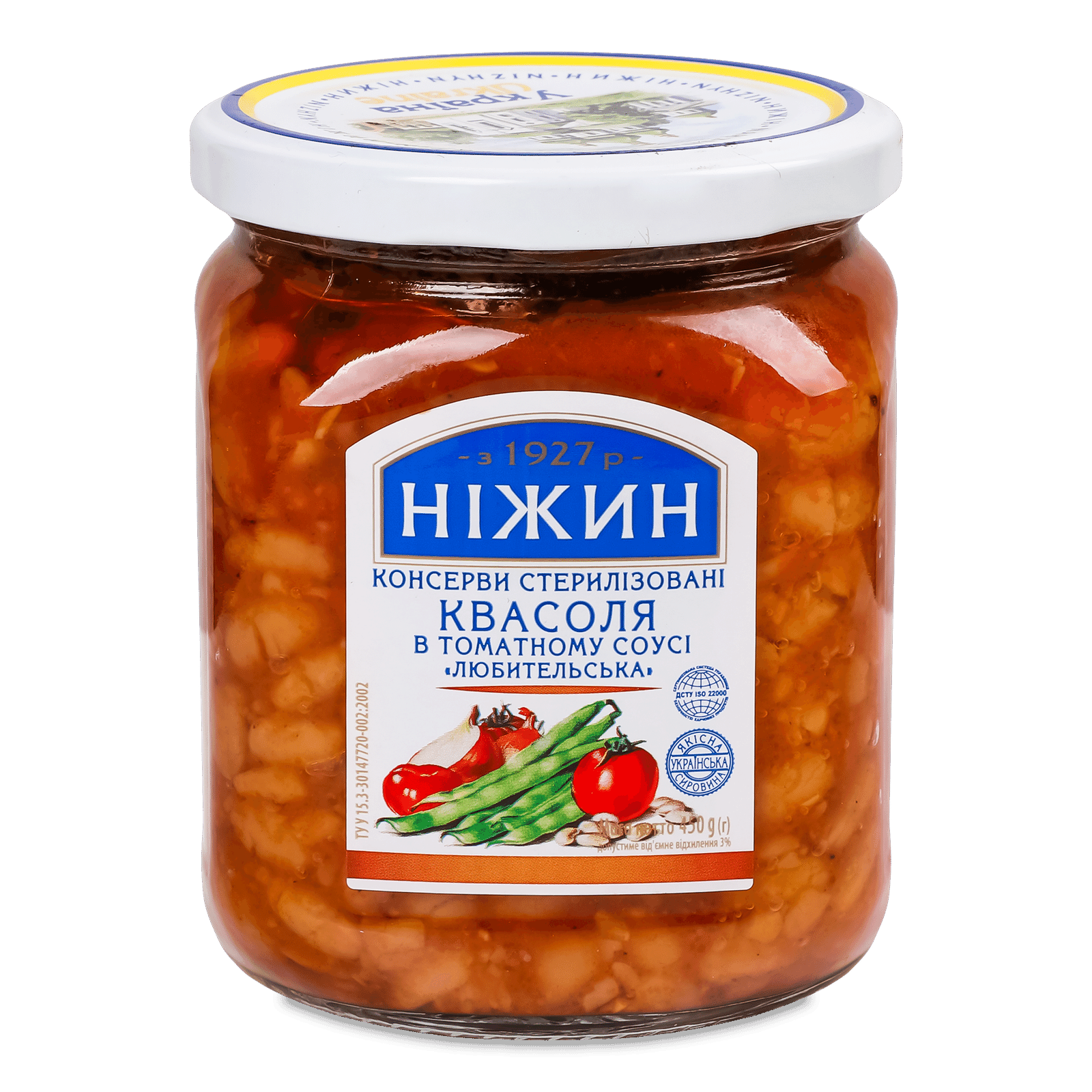 Квасоля «Ніжин» «Любительська» у томатному соусі - 1