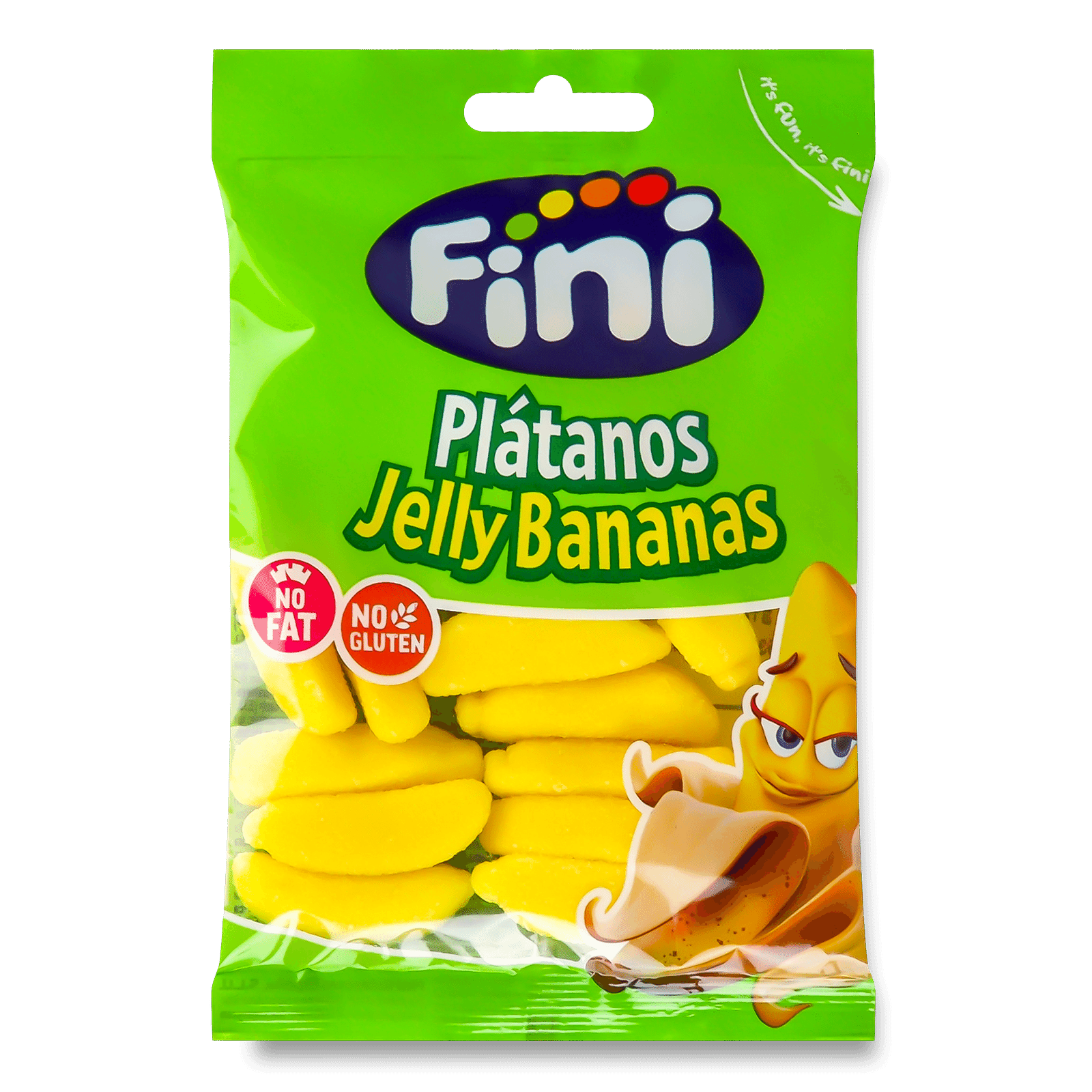 Цукерки Fini Jelly bananas желейні - 1