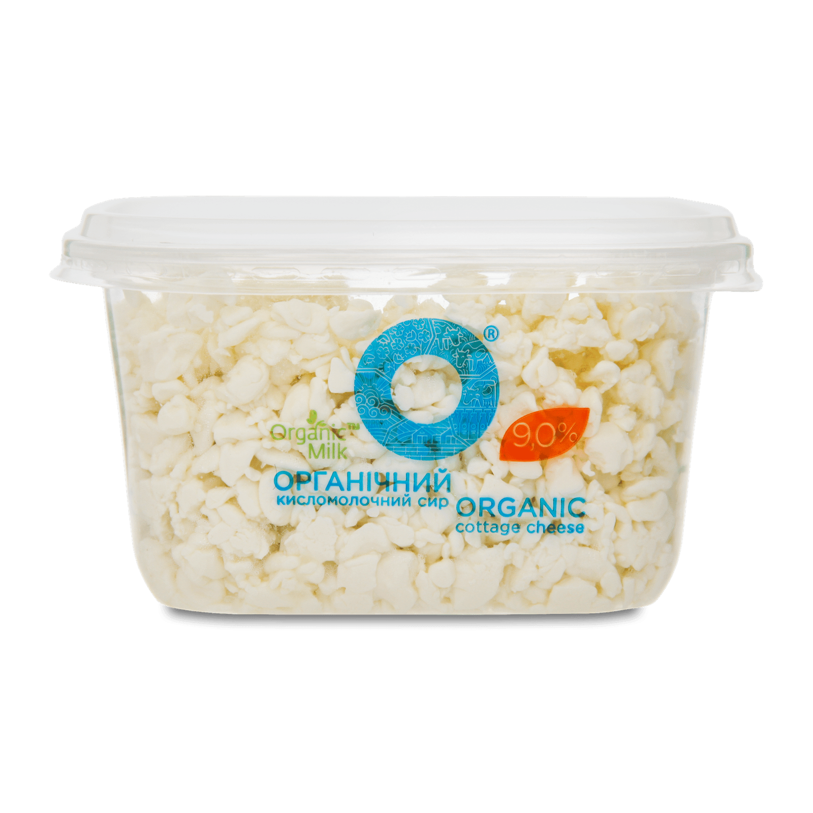 Сир кисломолочний OrganicMilk 9% органічний - 1