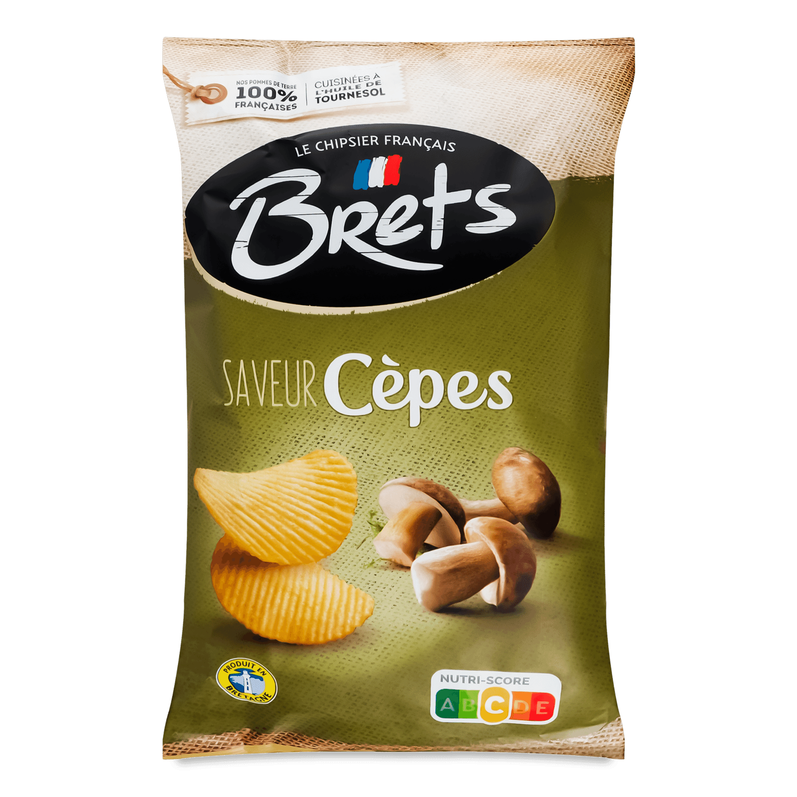 Чипси Bret's картопляні зі смаком білих грибів - 1