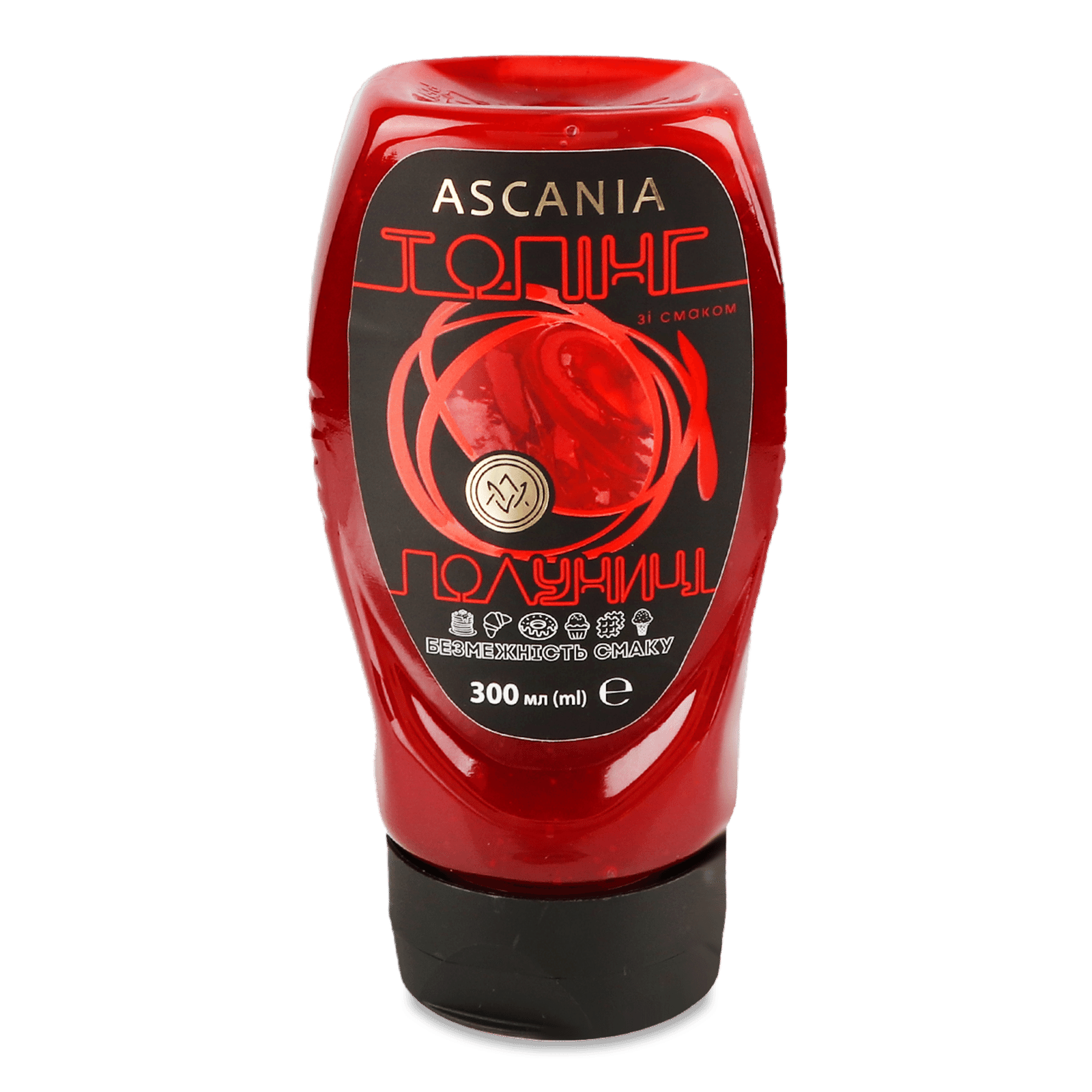 Топінг Асканія зі смаком полуниці пляшка - 1