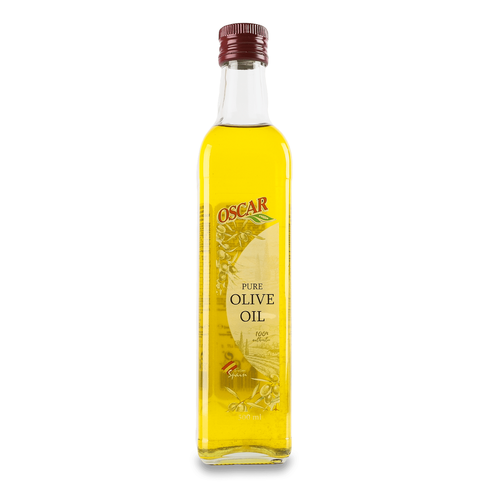 Олія Oscar Pure оливкова рафінована з додаванням нерафінованої - 1