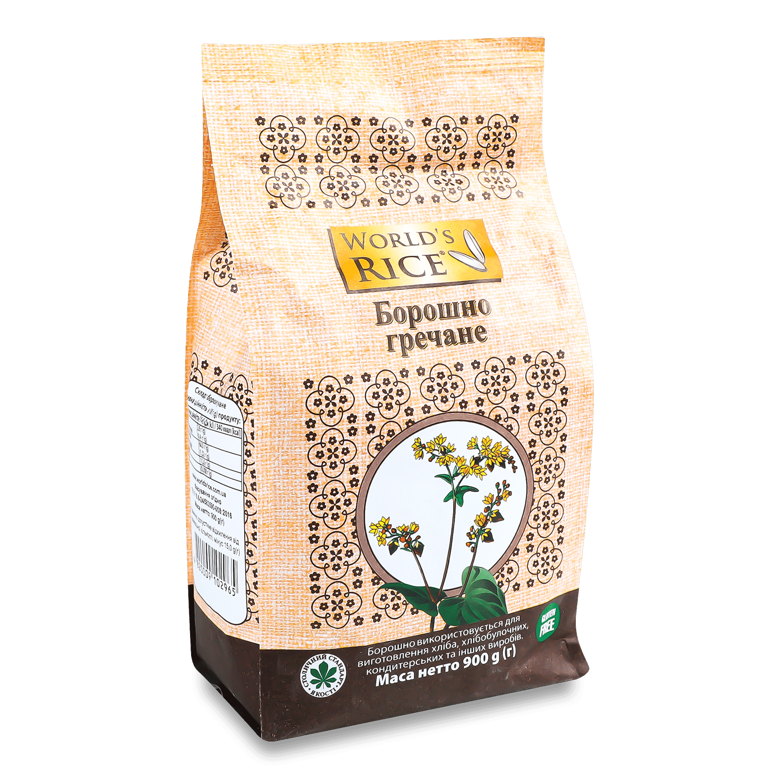 Борошно World's rice гречане - 1