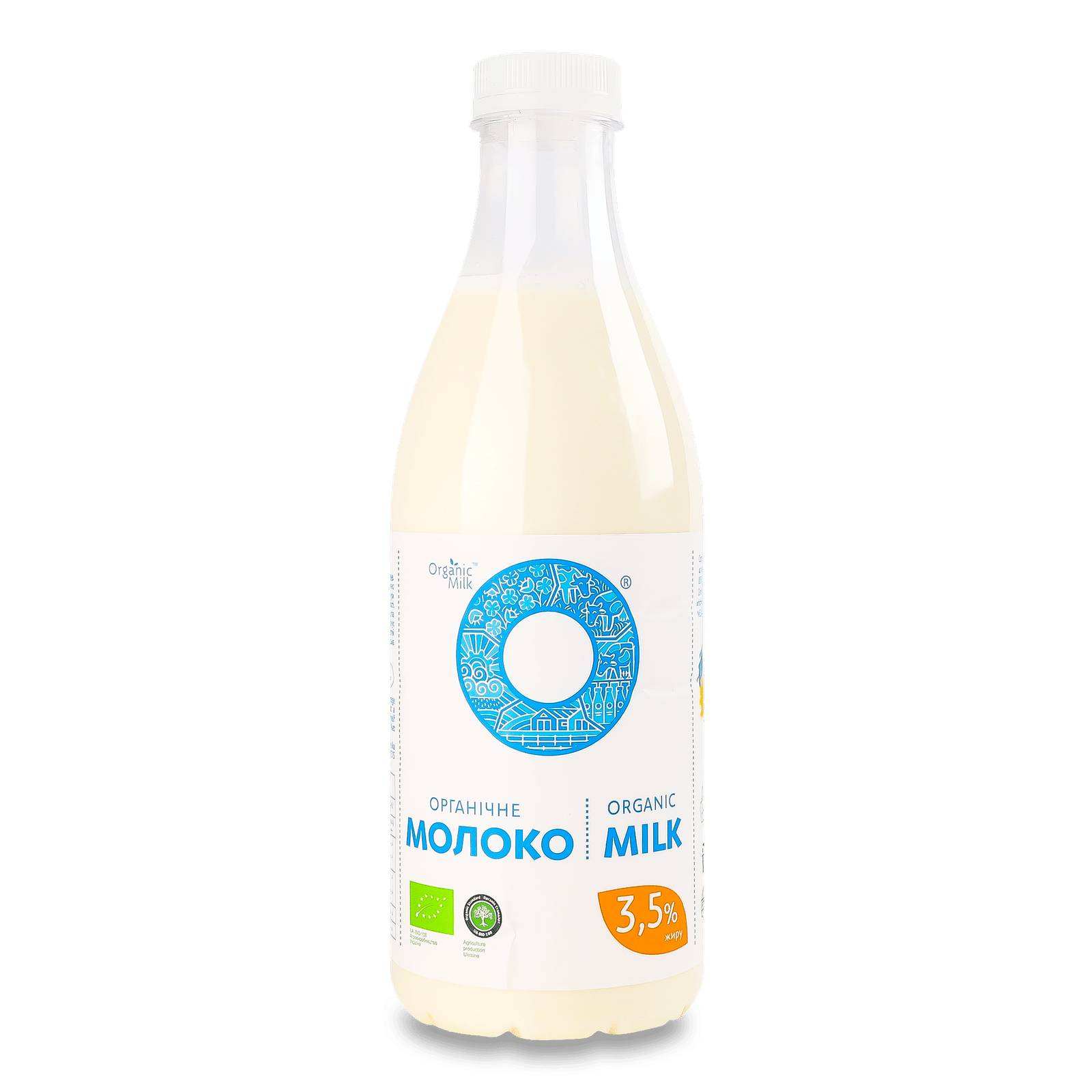 Молоко пастеризоване Organic Milk органічне 3,5% - 1
