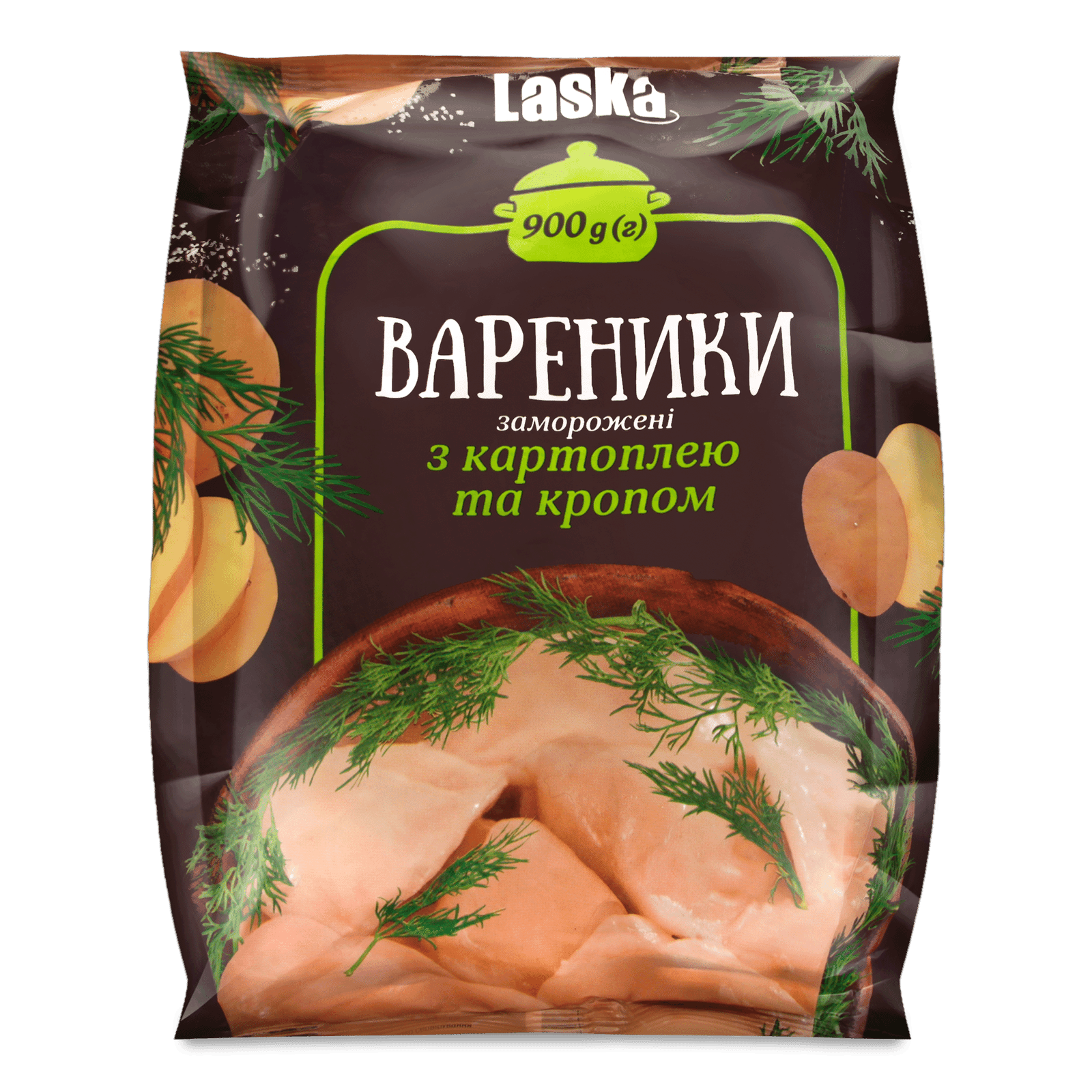 Вареники Laska з картоплею та кропом - 1