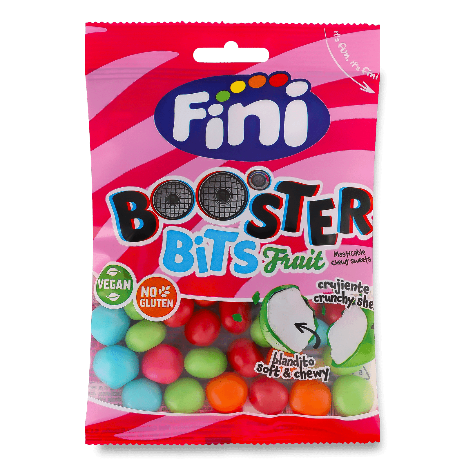 Цукерки Fini Booster Bits Fruit желейні - 1
