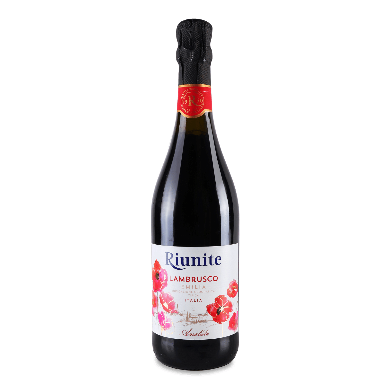 Вино ігристе Riunite Lambrusco Emilia IGT Rosso - 1