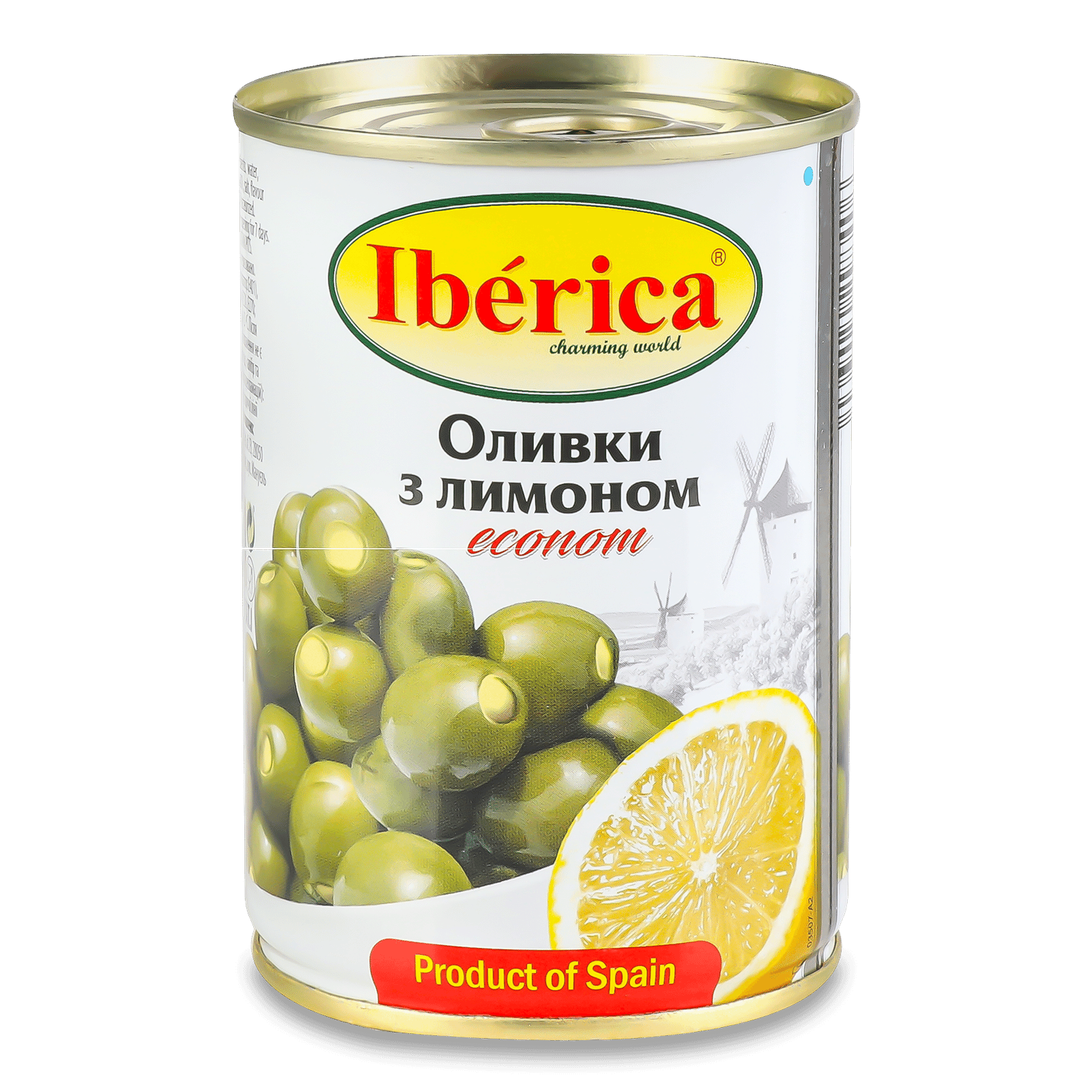 Оливки Iberica з лимоном з/б - 1