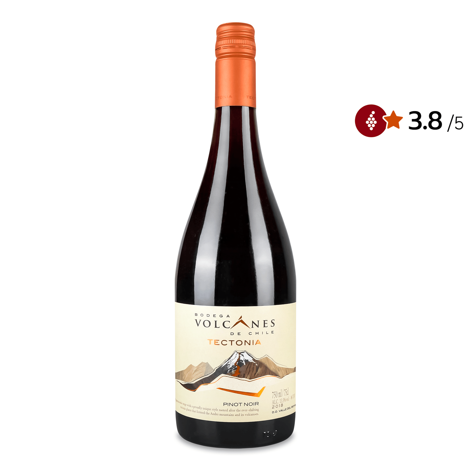 Вино Volcanes de Chile Tectonia Pinot Noir - 1