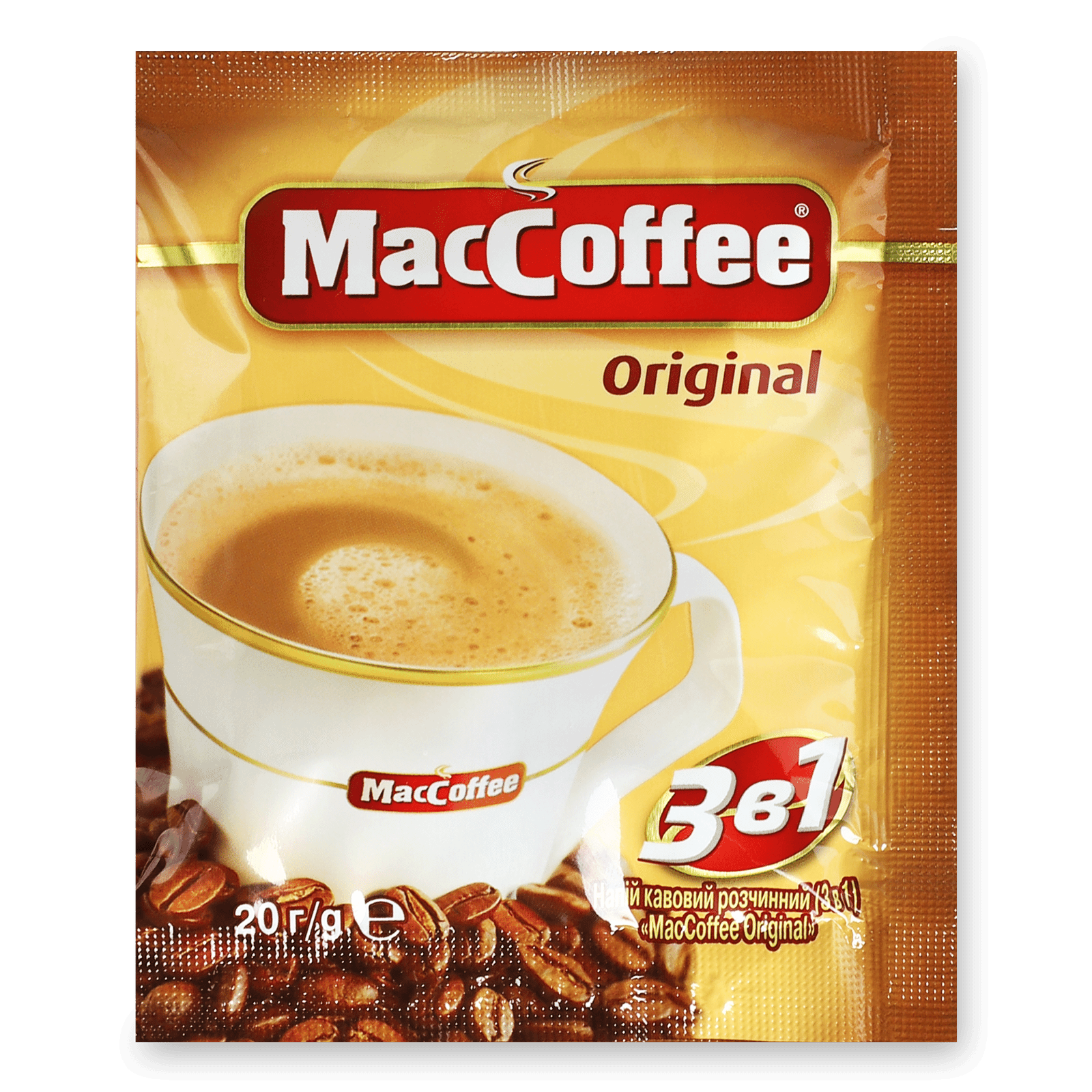 Напій кавовий MacCoffee 3 в 1 - 1