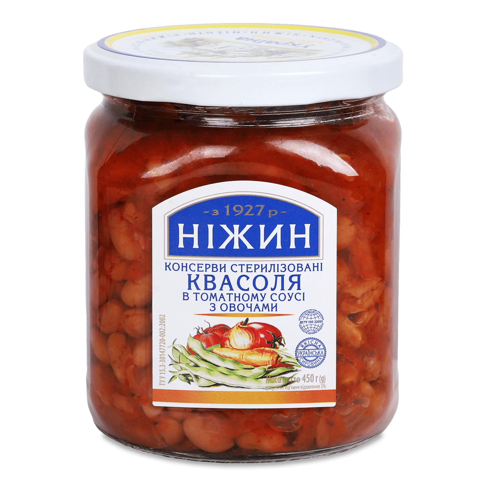 Квасоля «Ніжин» у томатному соусі з овочами - 1