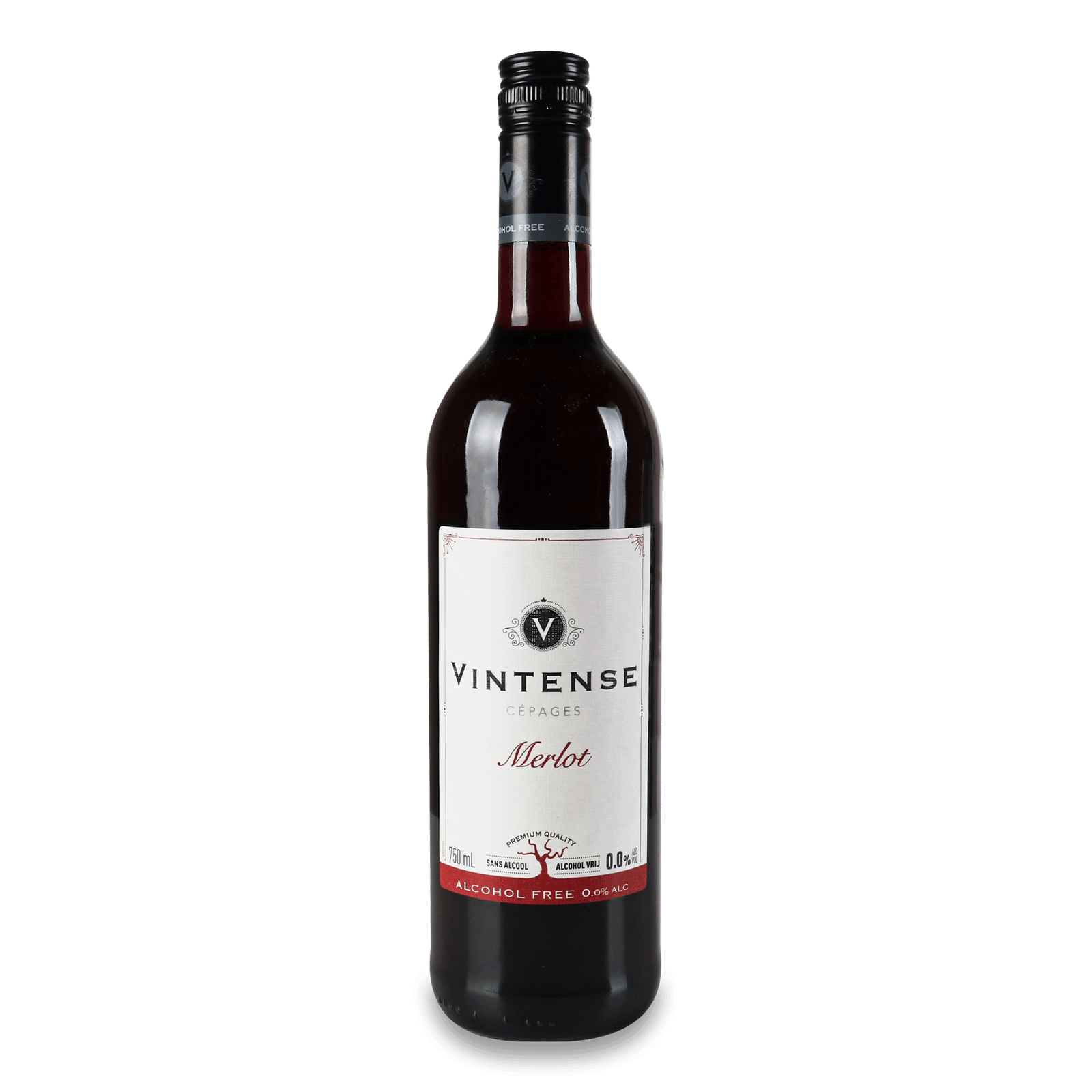 Вино Vintense Merlot безалкогольне - 1
