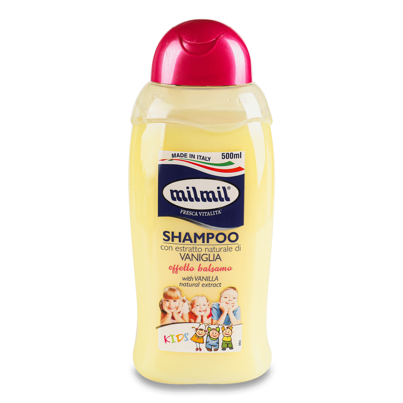 Шампунь-бальзам Milmil з екстрактом ванілі, дитячий - 1