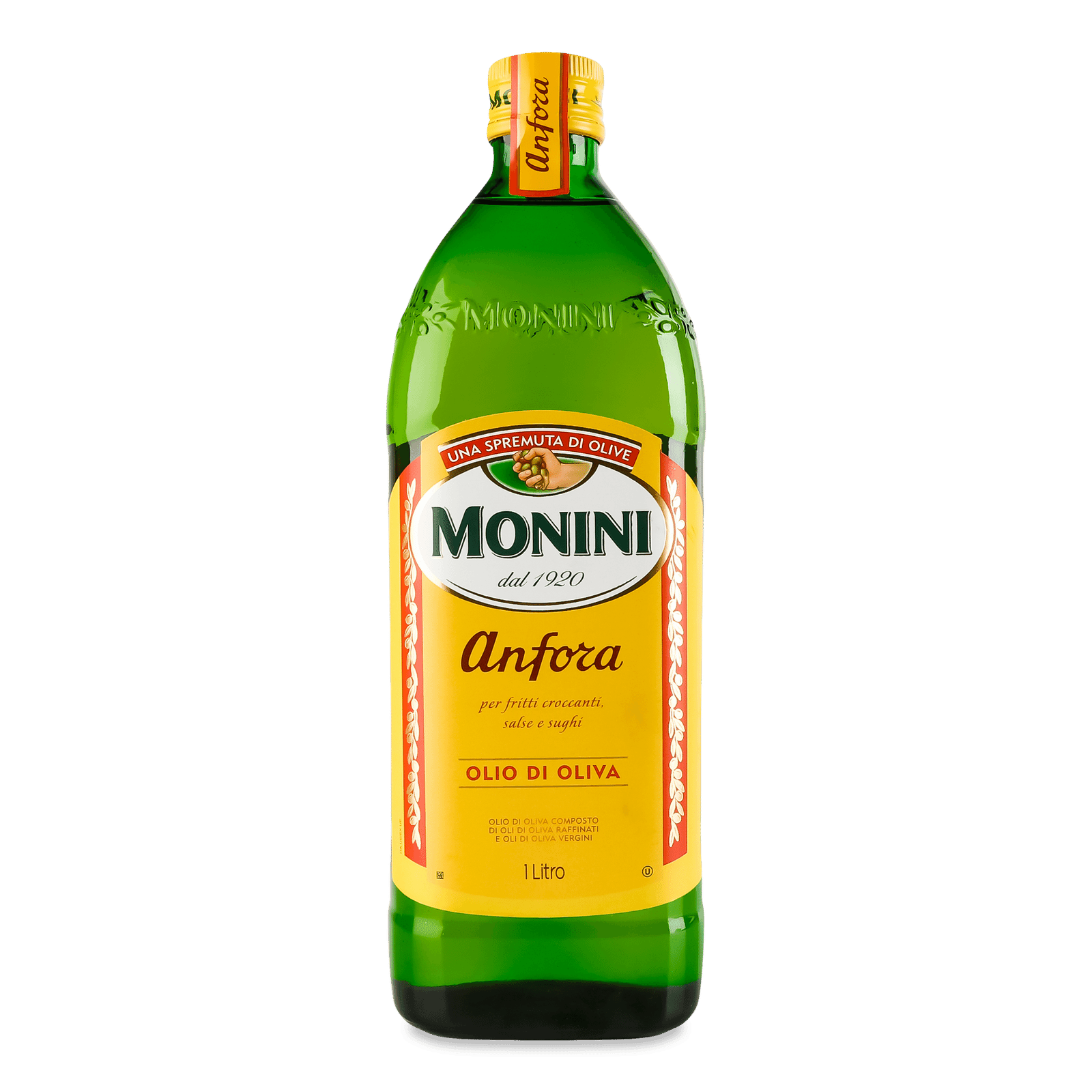 Олія оливкова Monini Anfora скляна пляшка - 1