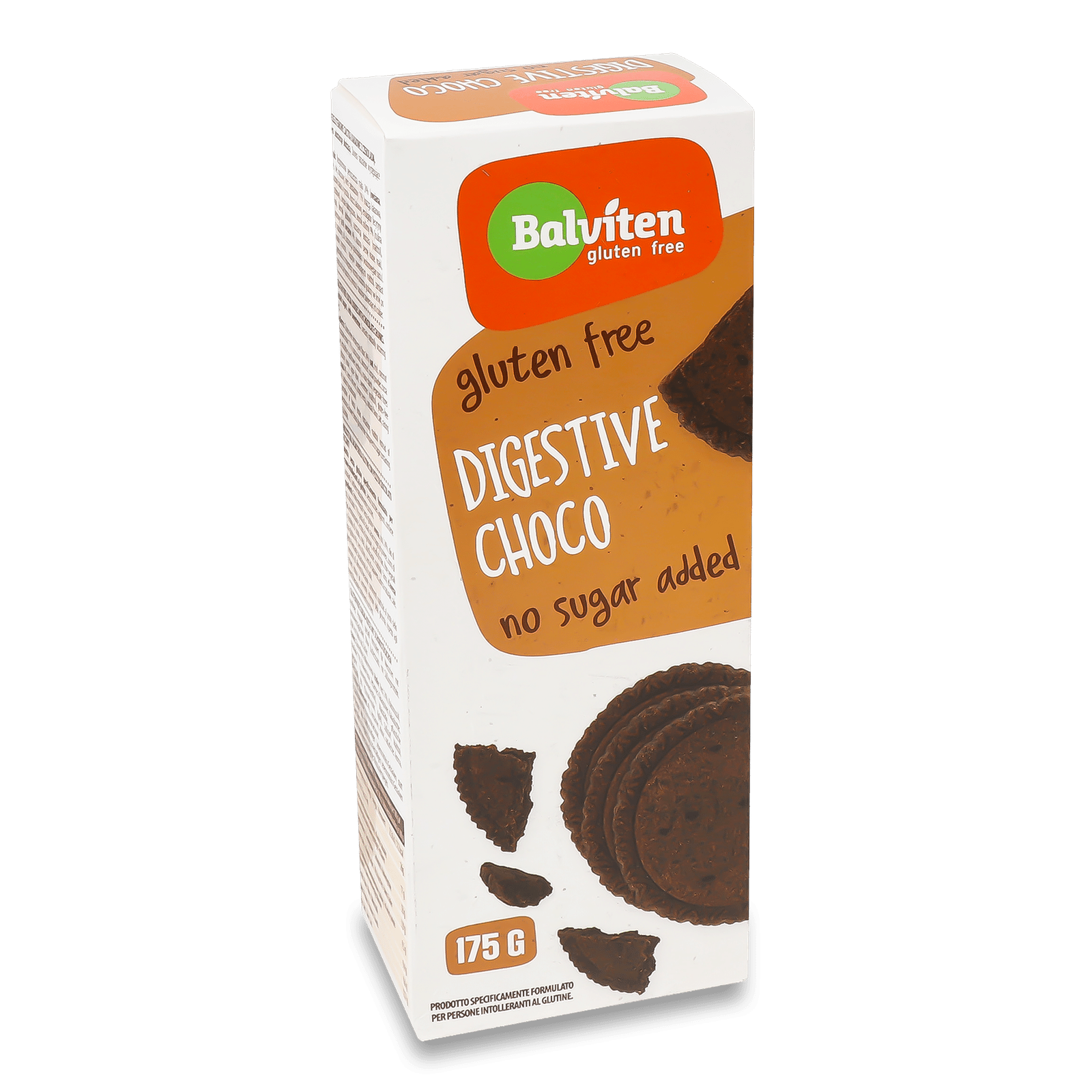Печиво Balviten Digestive шоколадне без глютену без цукру - 1