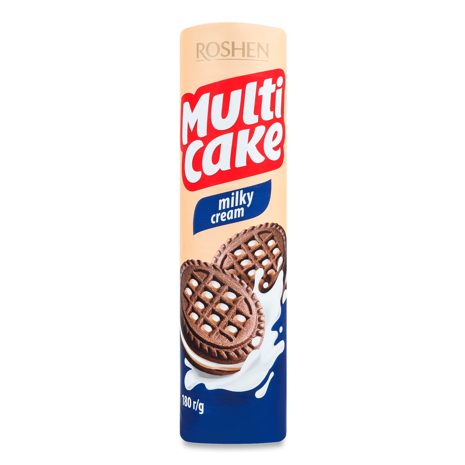Печиво Roshen Multicake з молочно-кремовою начинкою - 1
